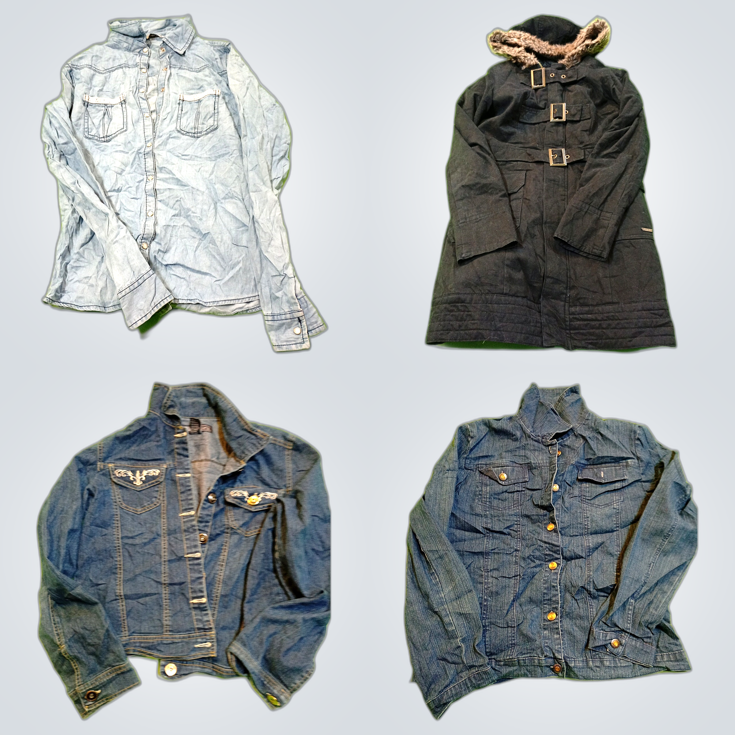 Denim Jacket Bundle: Arizona, Wrangler, Roxy & Mor..