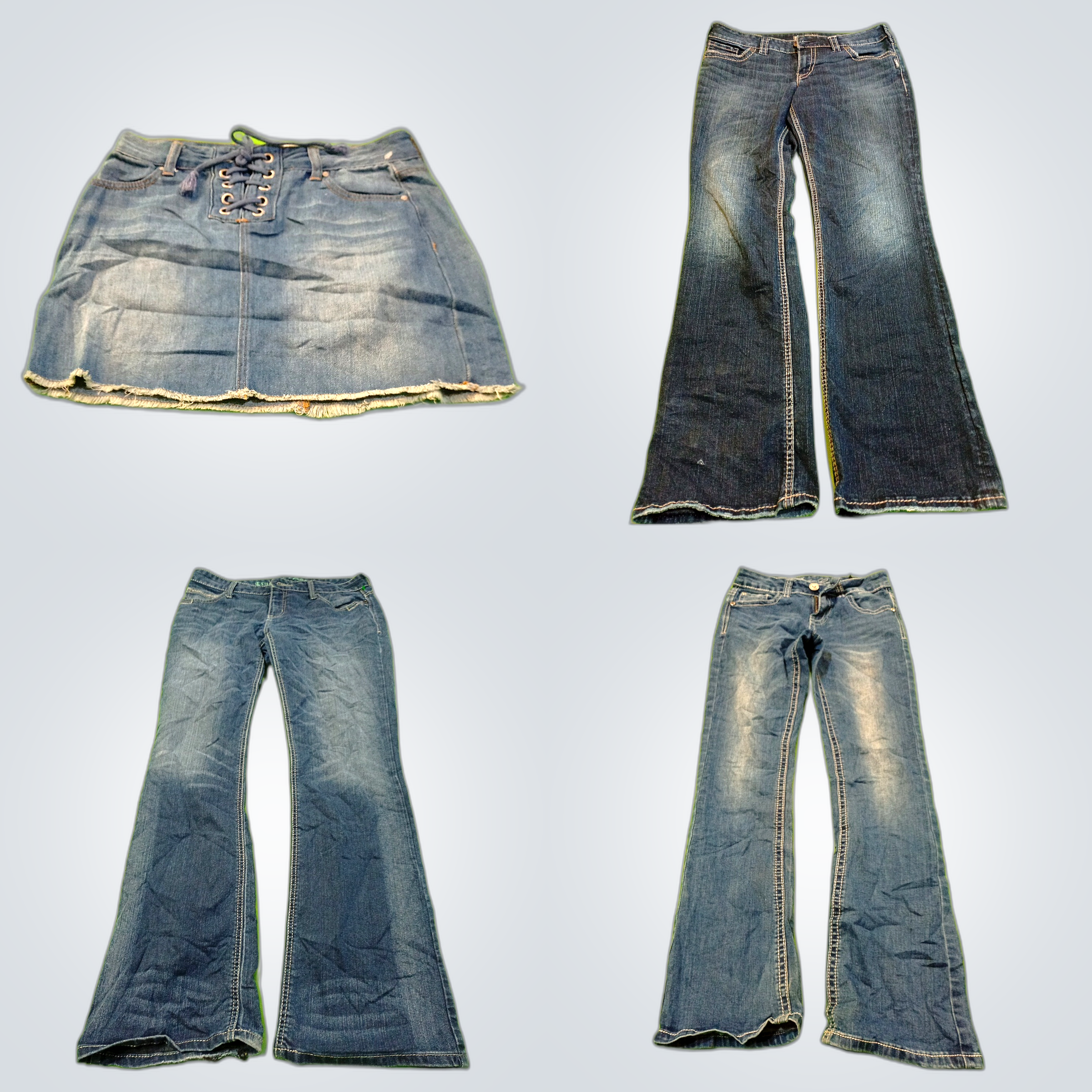 Flare & Bootcut Denim Bundle: BKE, Silver, Wallflo..