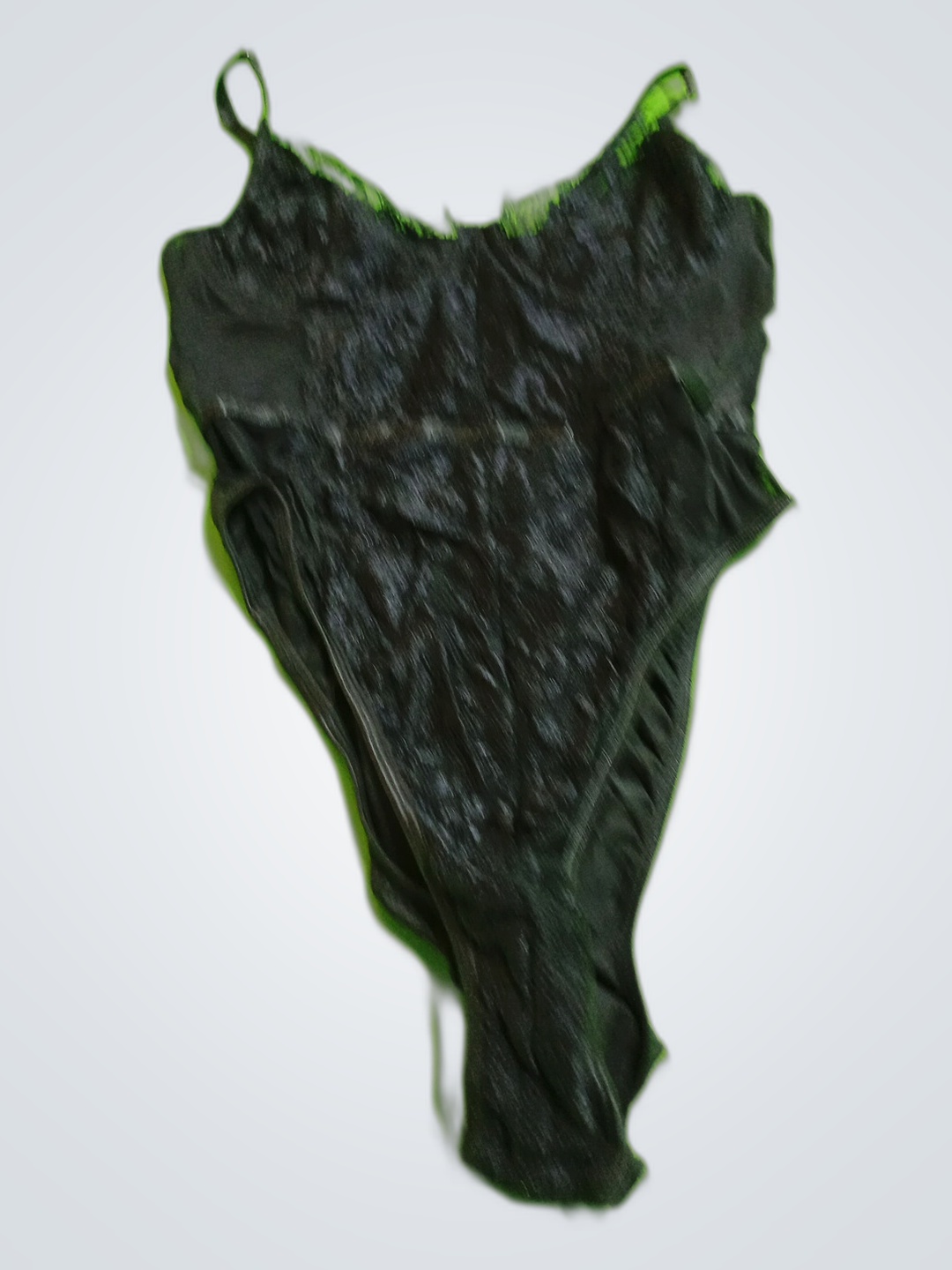 Schwarze Spitzenunterhose