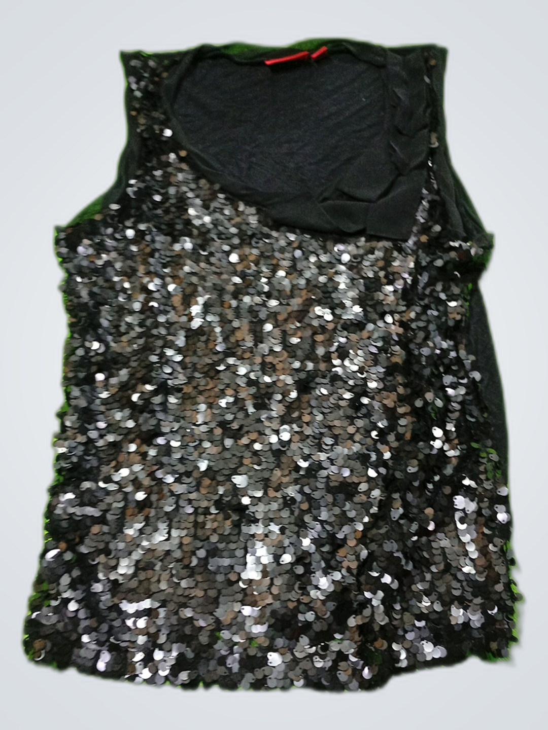 Camiseta de Alças com Lantejoulas