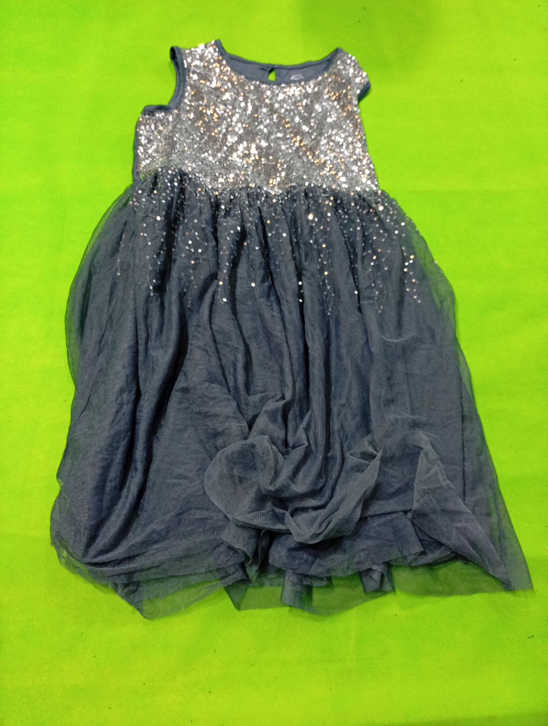 Vestito di Paillettes Grigio