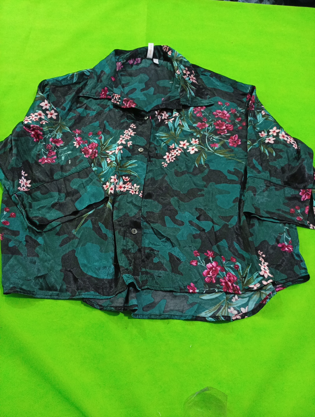 JOYSPUN Floral Camouflage Shirt