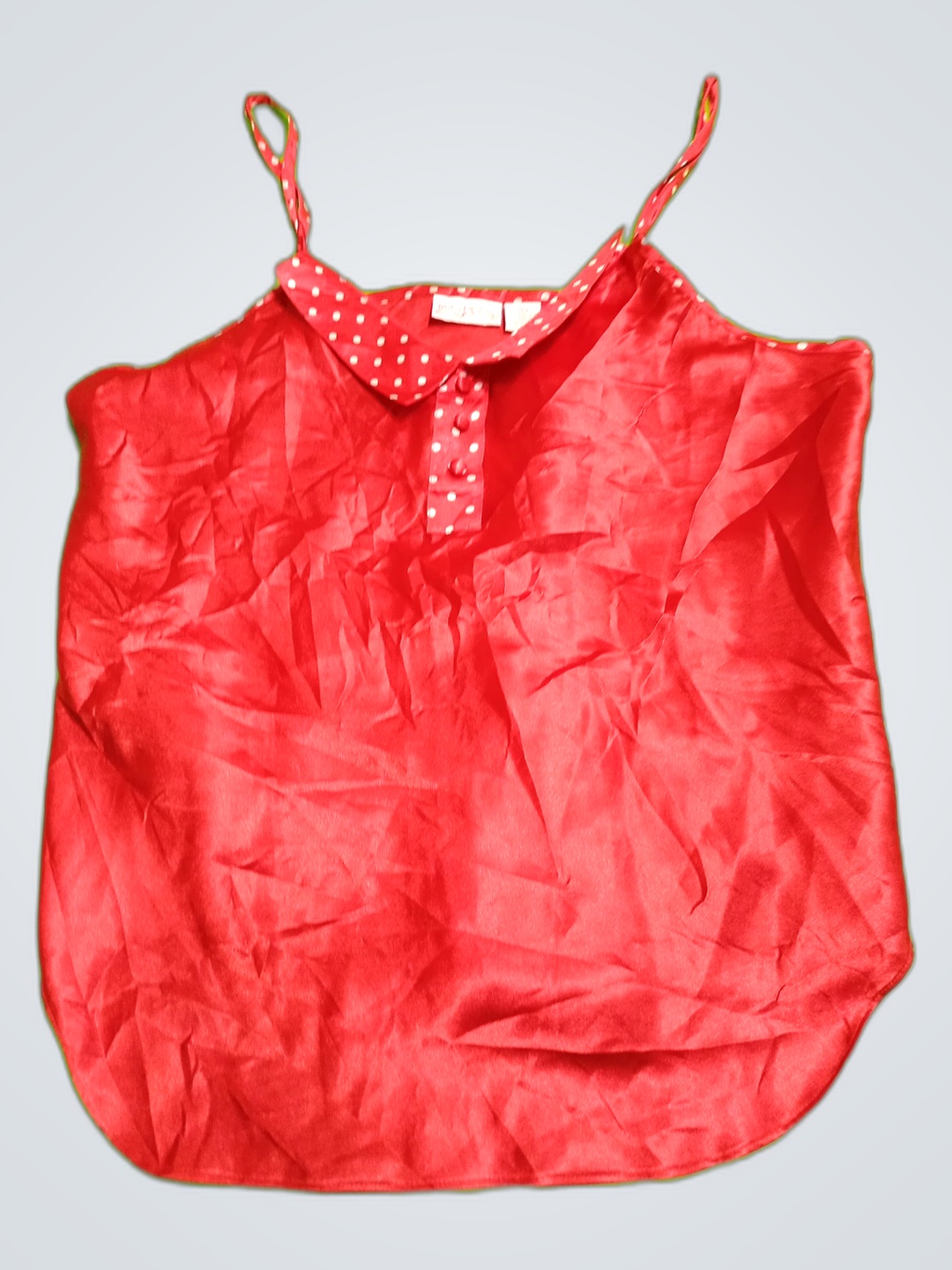 Body Central Rote Satin-Camisole