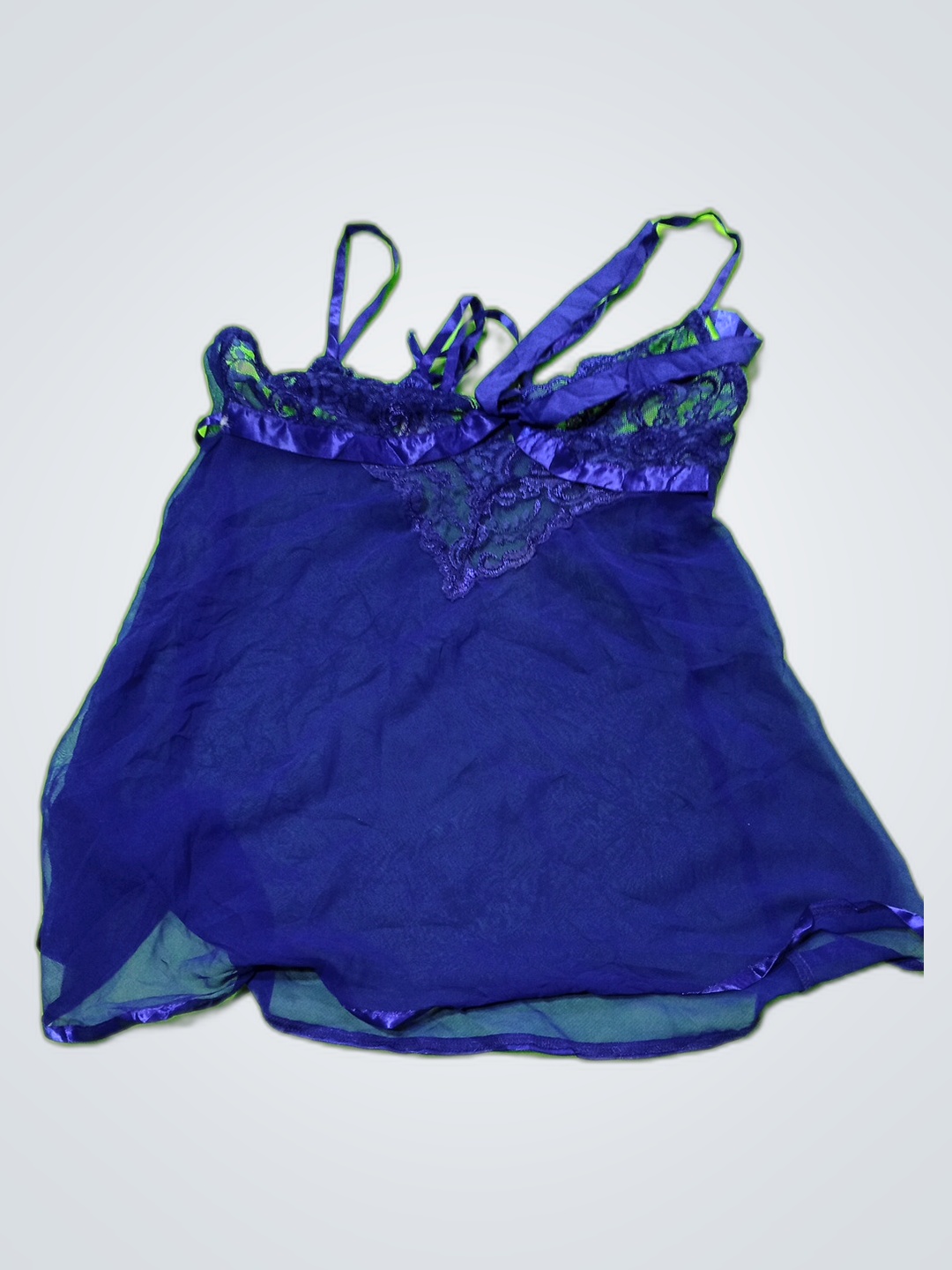 Blue Lace Chemise