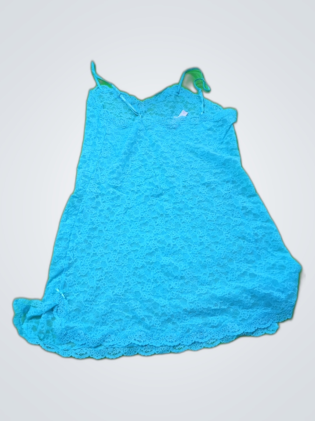 Victoria's Secret Blue Lace Chemise