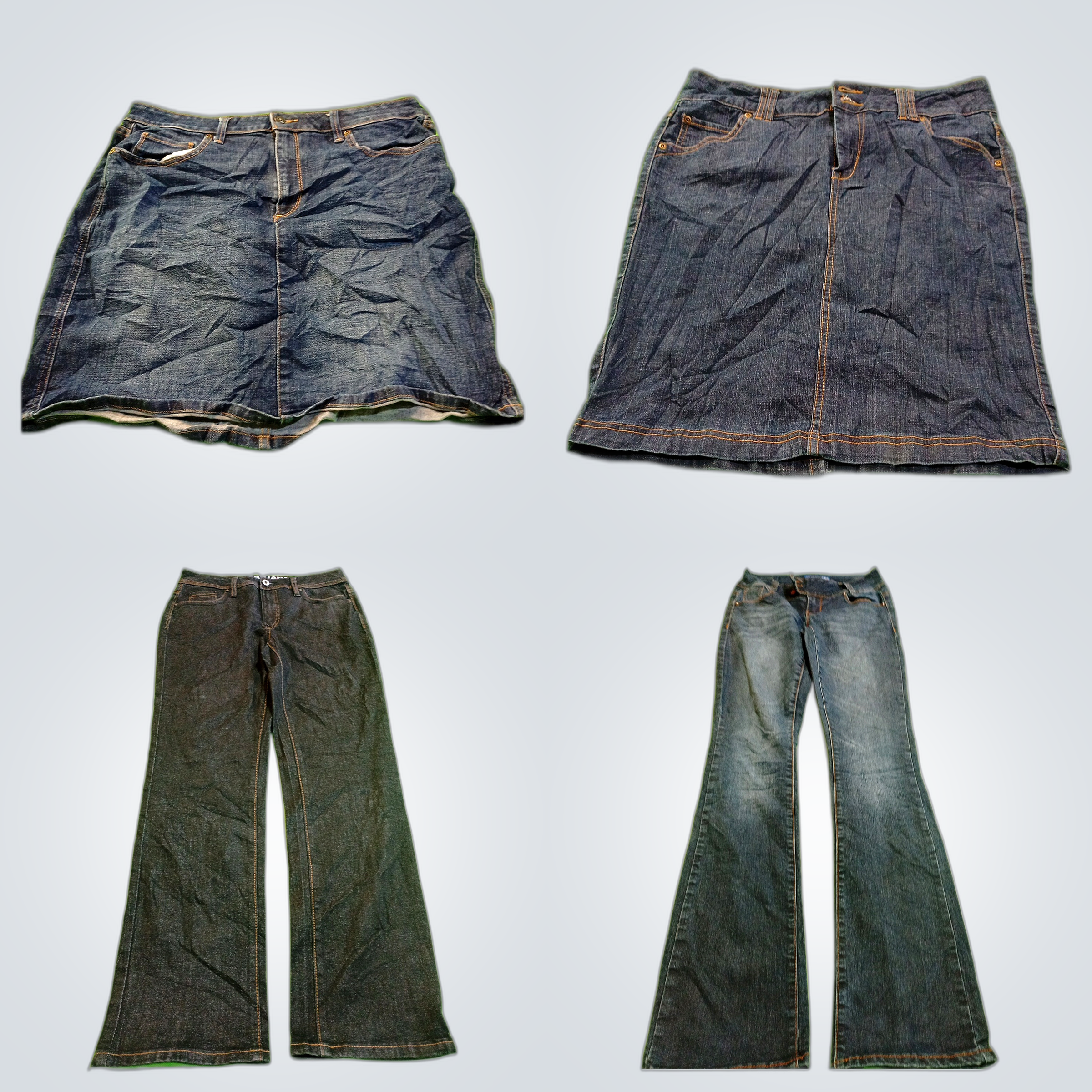 Jeans & Skirts Bundle: A.i.dol, Moto, KALUODI, Wan..