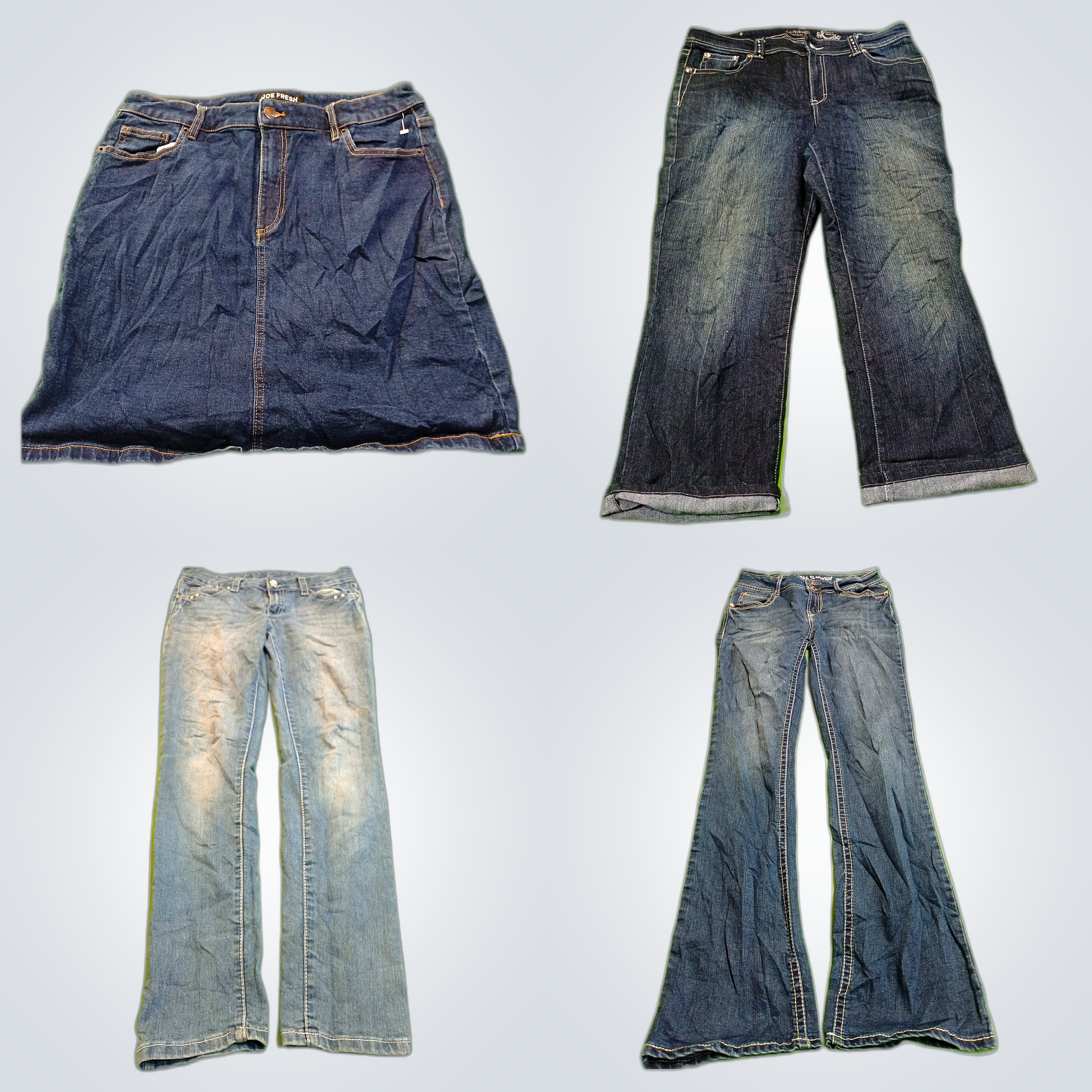 Denim Bundle: Faded Glory, Wallflower & More Jeans..