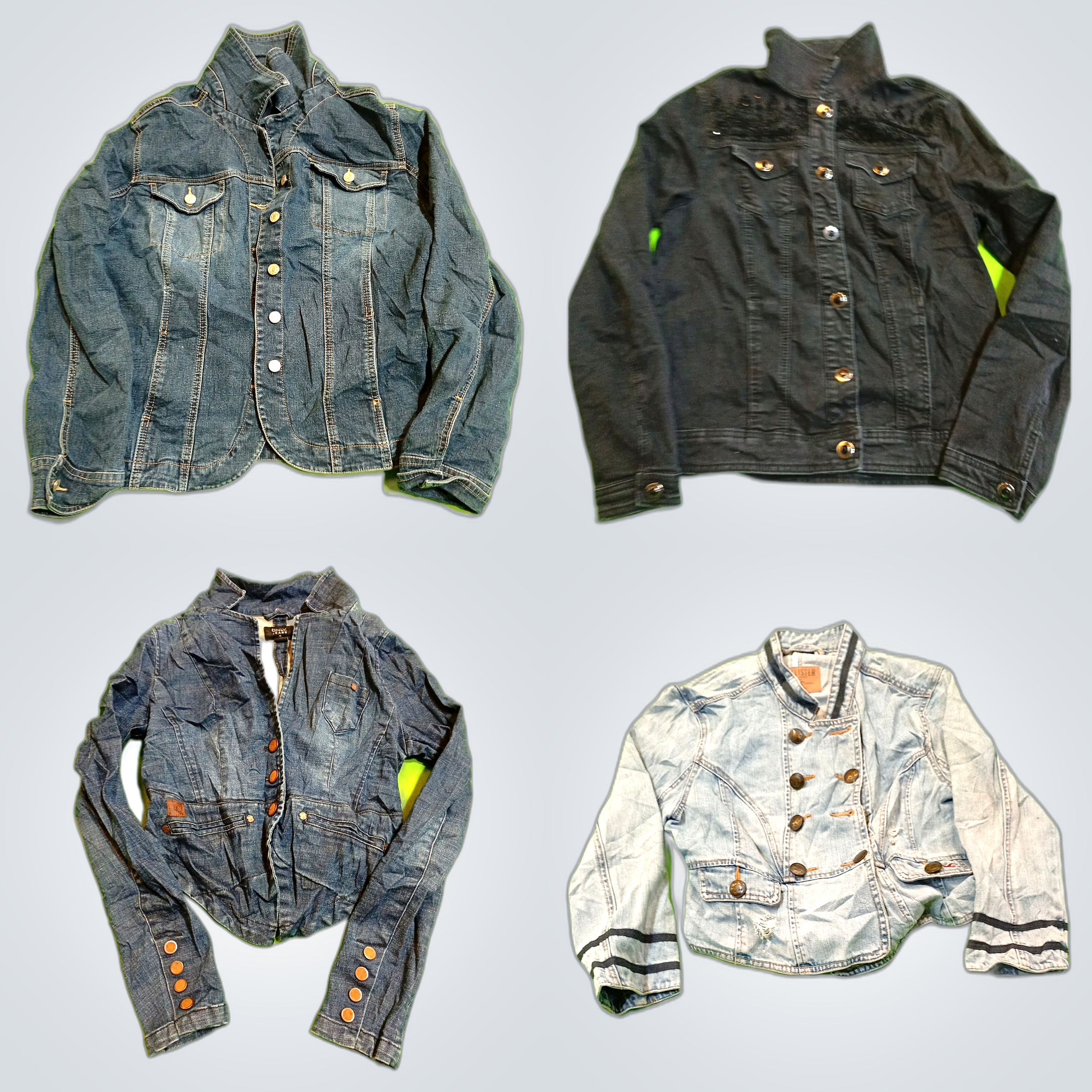Top Brands Denim Jacket Bundle - Dynamite, Jones N..