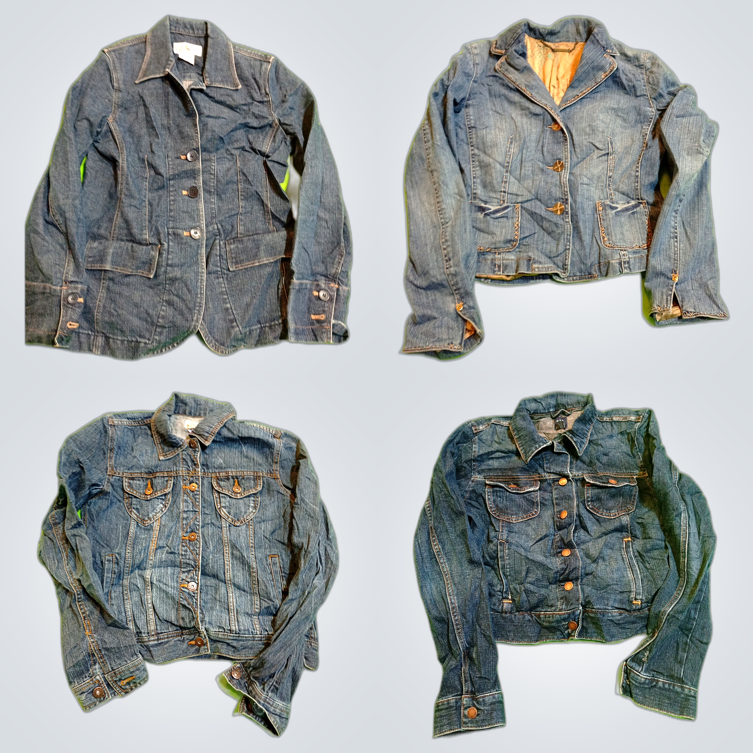 Denim-Jacken-Bundle: TCM, Cabi, Madewell, Gap, Mud..