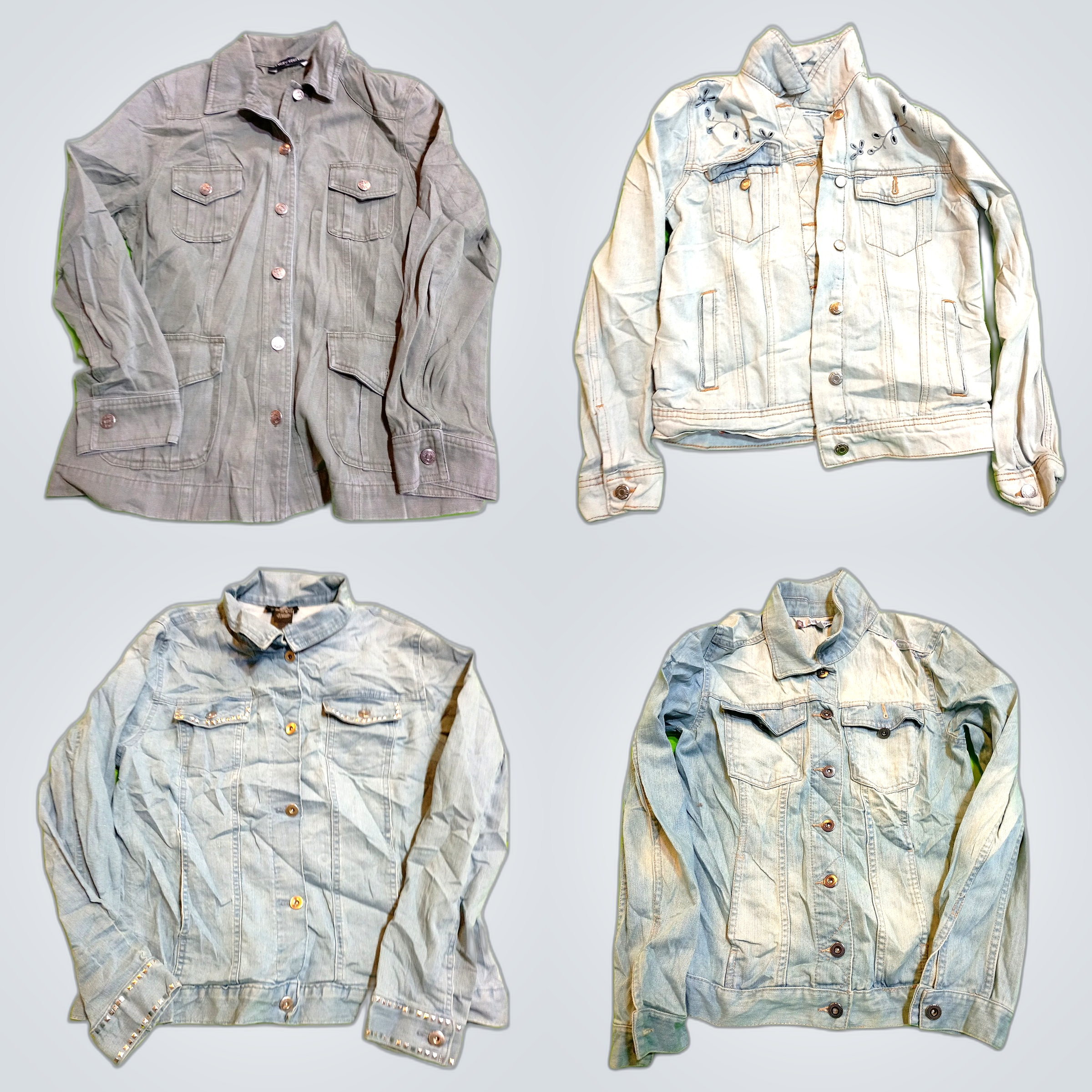 Jacket Bundle: Leather, Denim & Puffer Jackets fro..