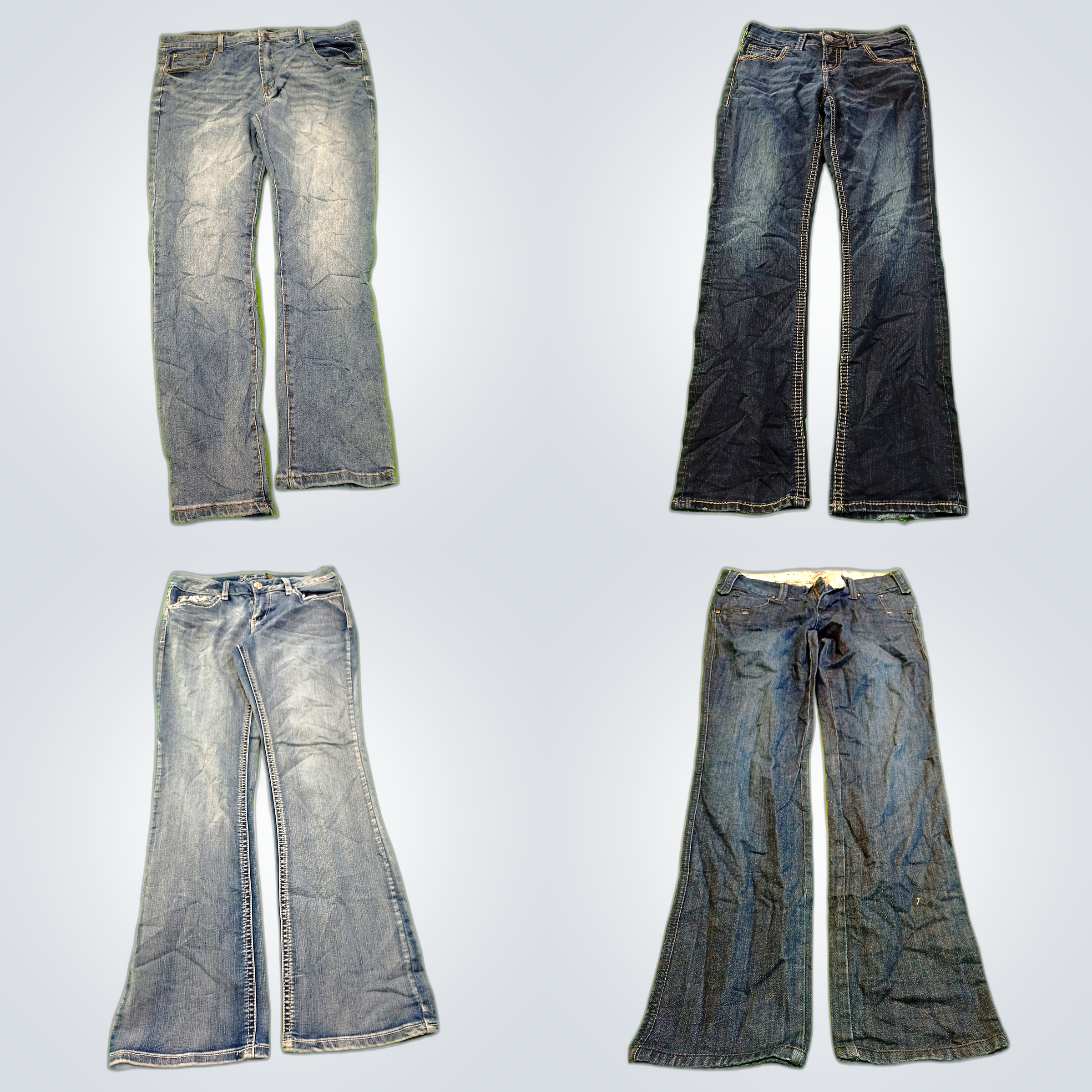 Top Brands Bootcut & Flare Jeans Bundle - Ariya, U..