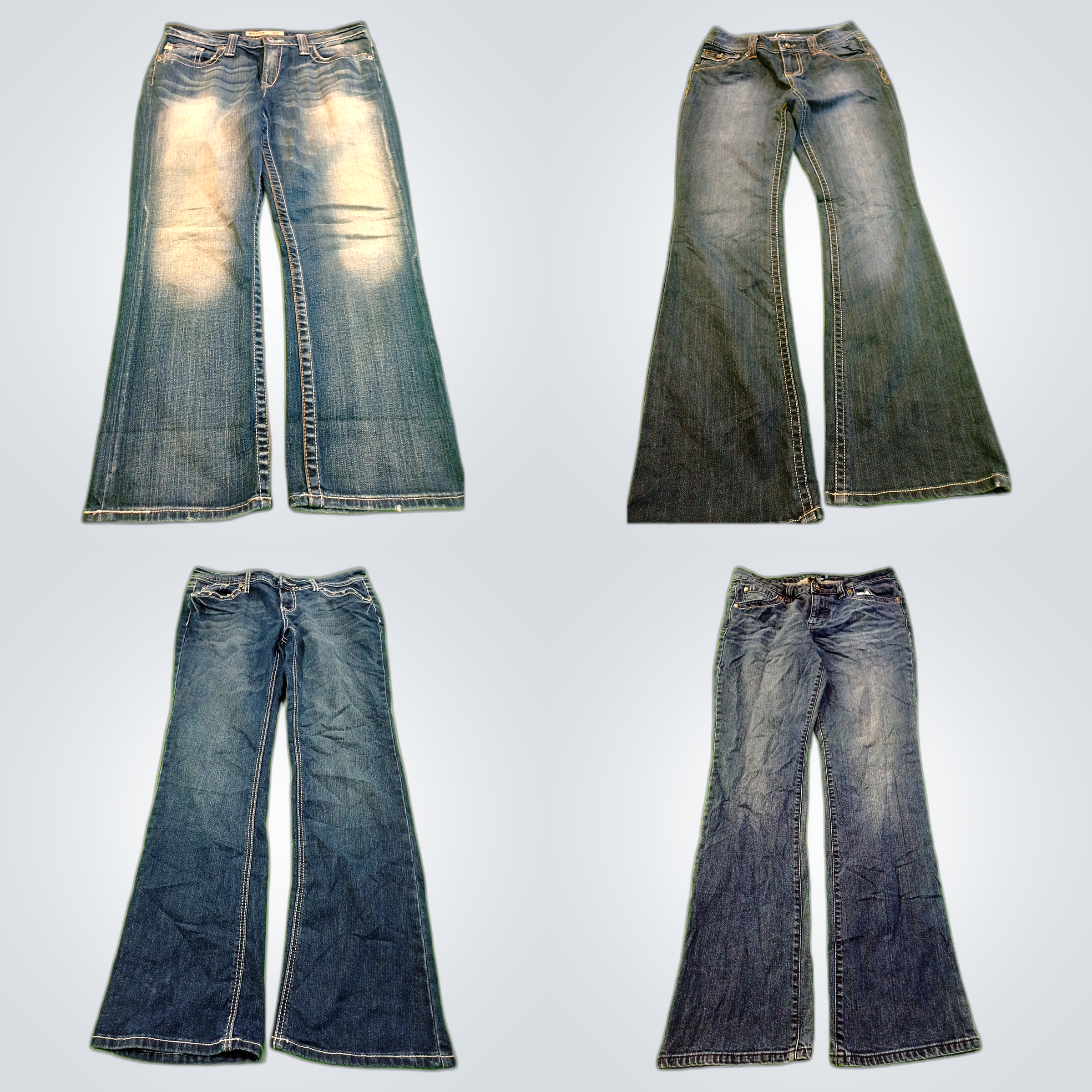 Flare & Bootcut Jeans Bundle: Silver, rue21, JNCO ..