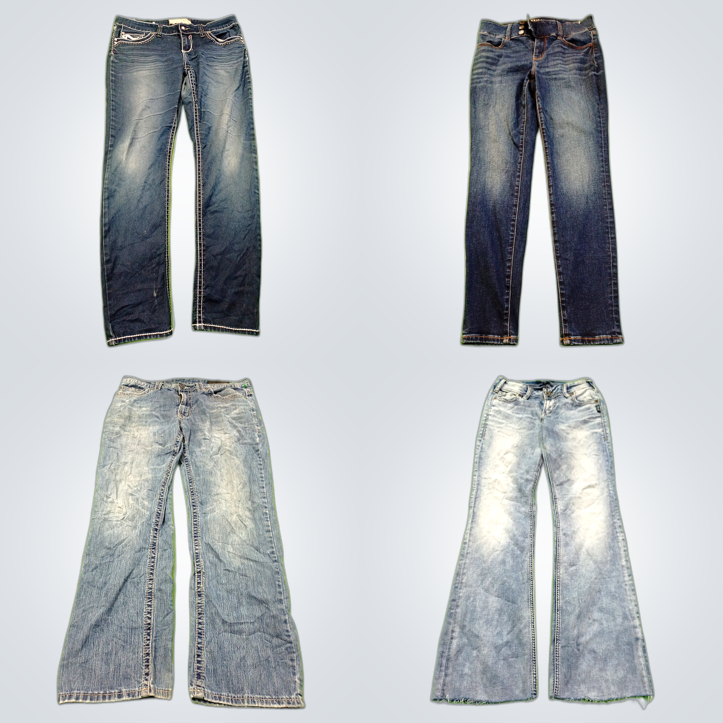 Denim Skirt & Jeans Bundle: H&M, Banana Republic, ..