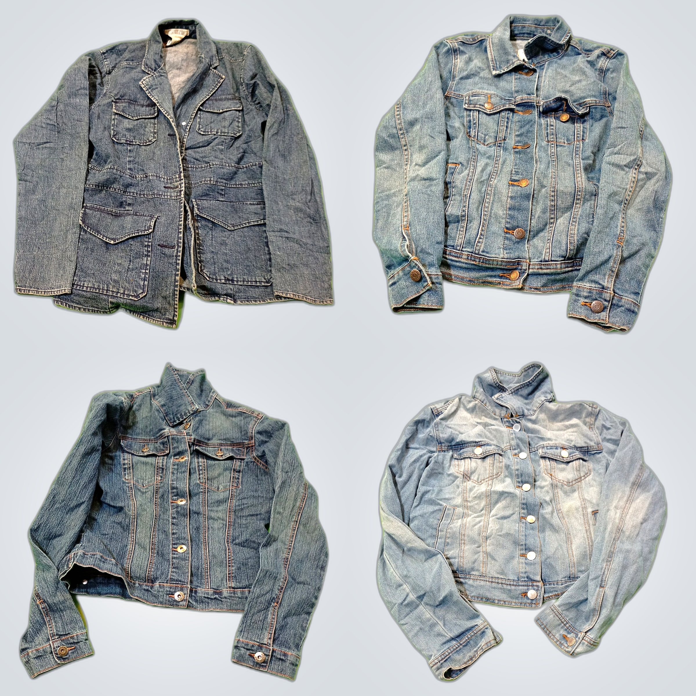 Wrangler & More Denim Jacket Bundle 7pcs Mix Brand..