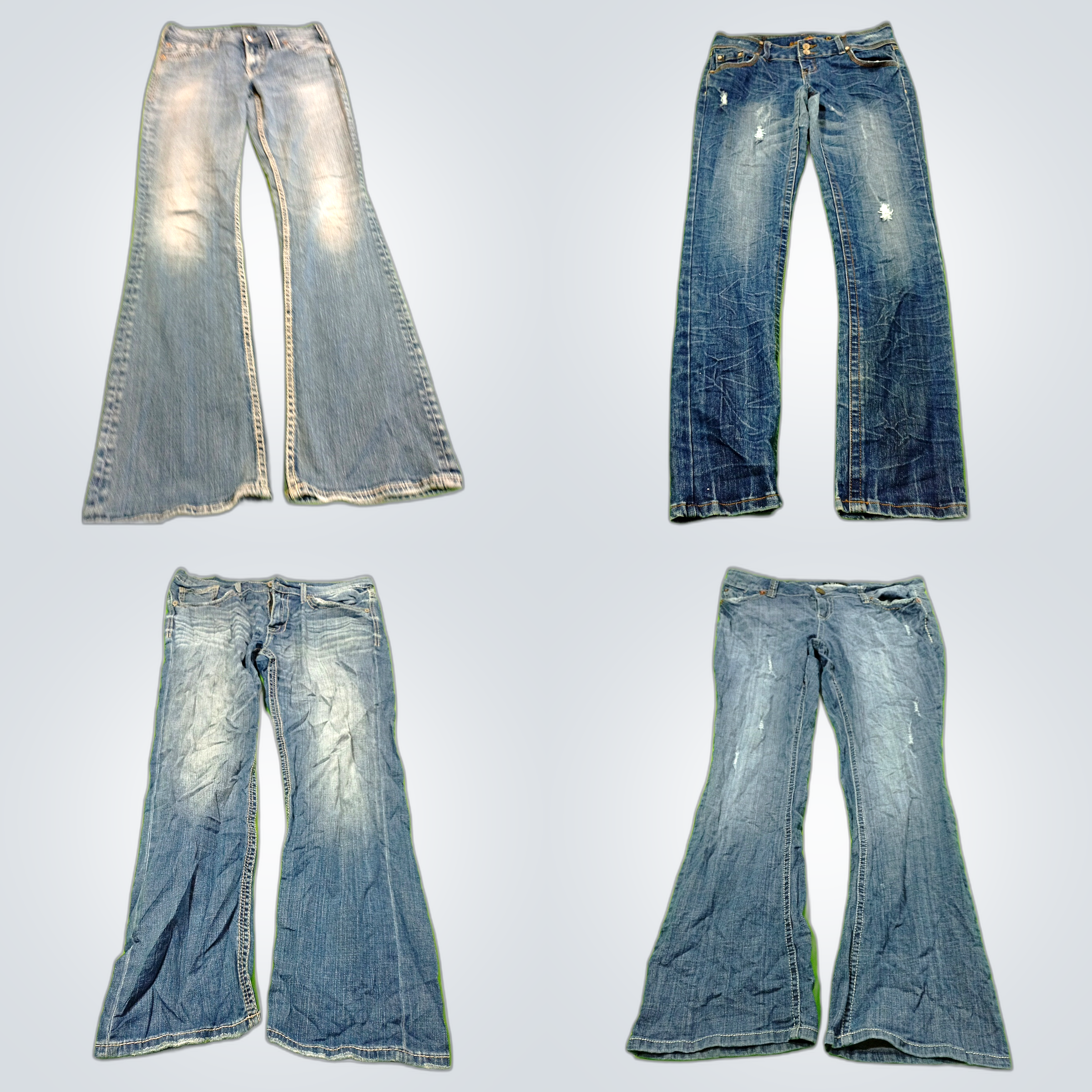 7 For All Mankind, Rock & Republic, BKE Flare Jean..