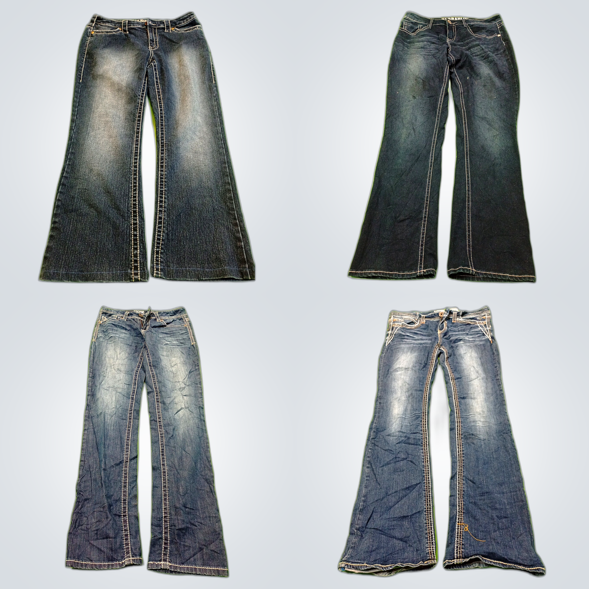 Designer Denim Bundle: Banana Republic, Amigo, Sil..