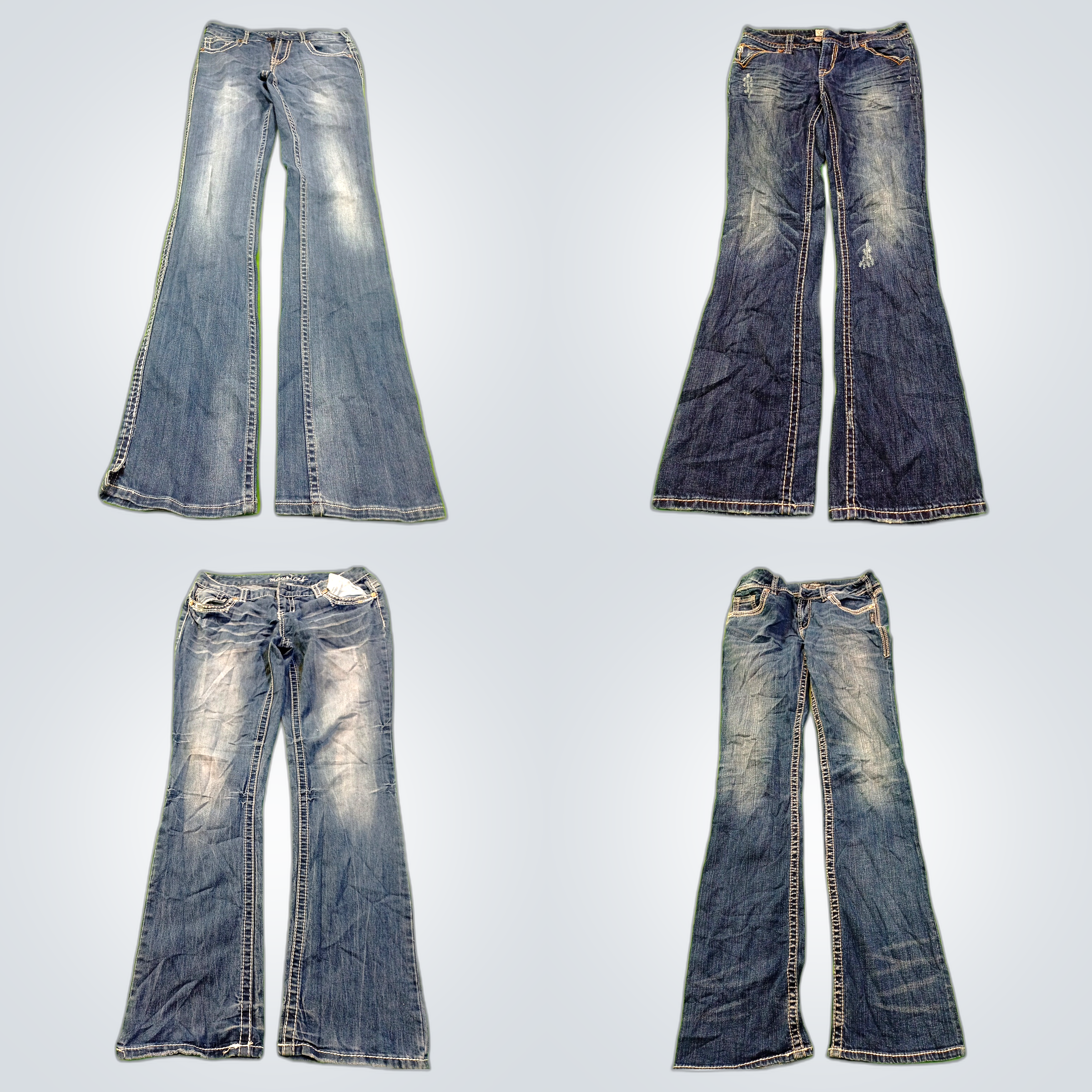 7 For All Mankind Denim Bundle: 7-Piece Mix of Fla..