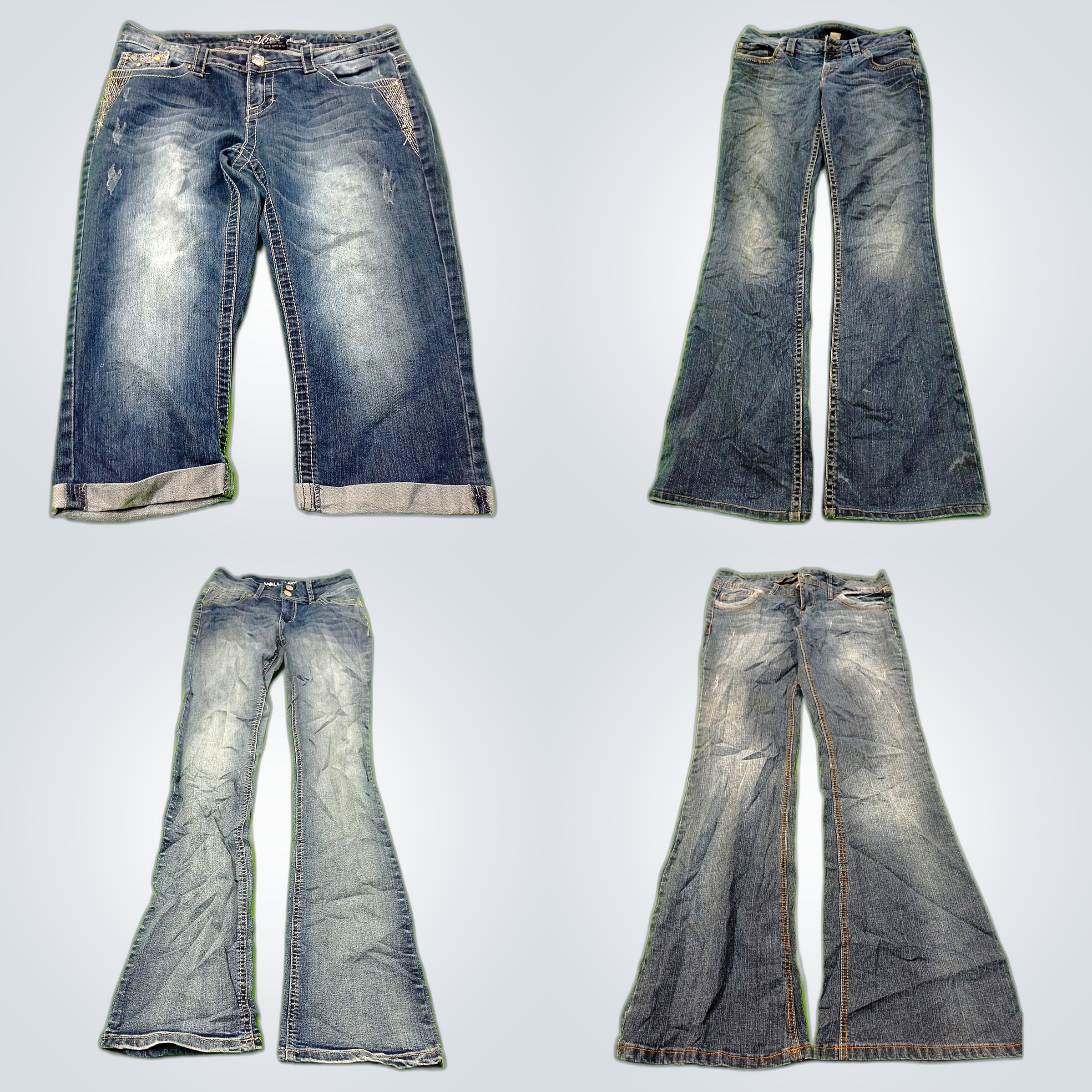 Ensemble de denim de créateur : Rewash, BCBG, Cele..