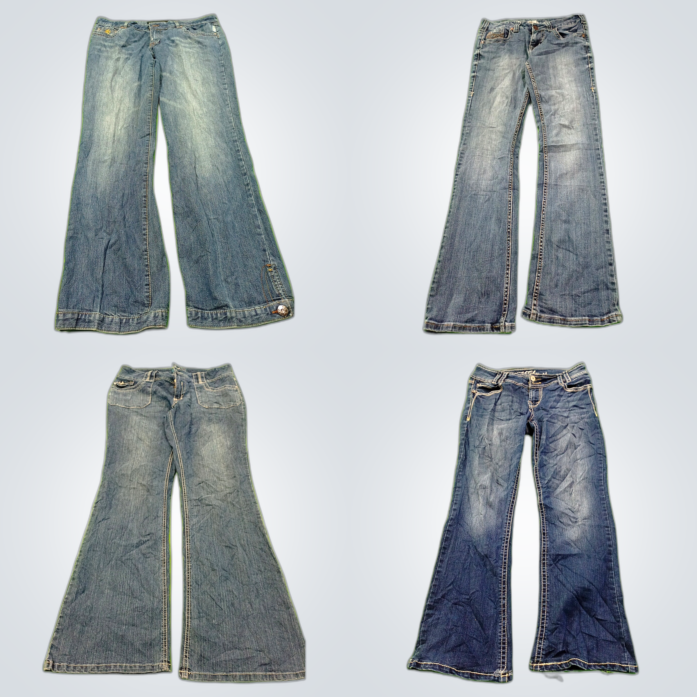 Flare & Bootcut Jeans Bundle - Bamboo, 7 For All M..