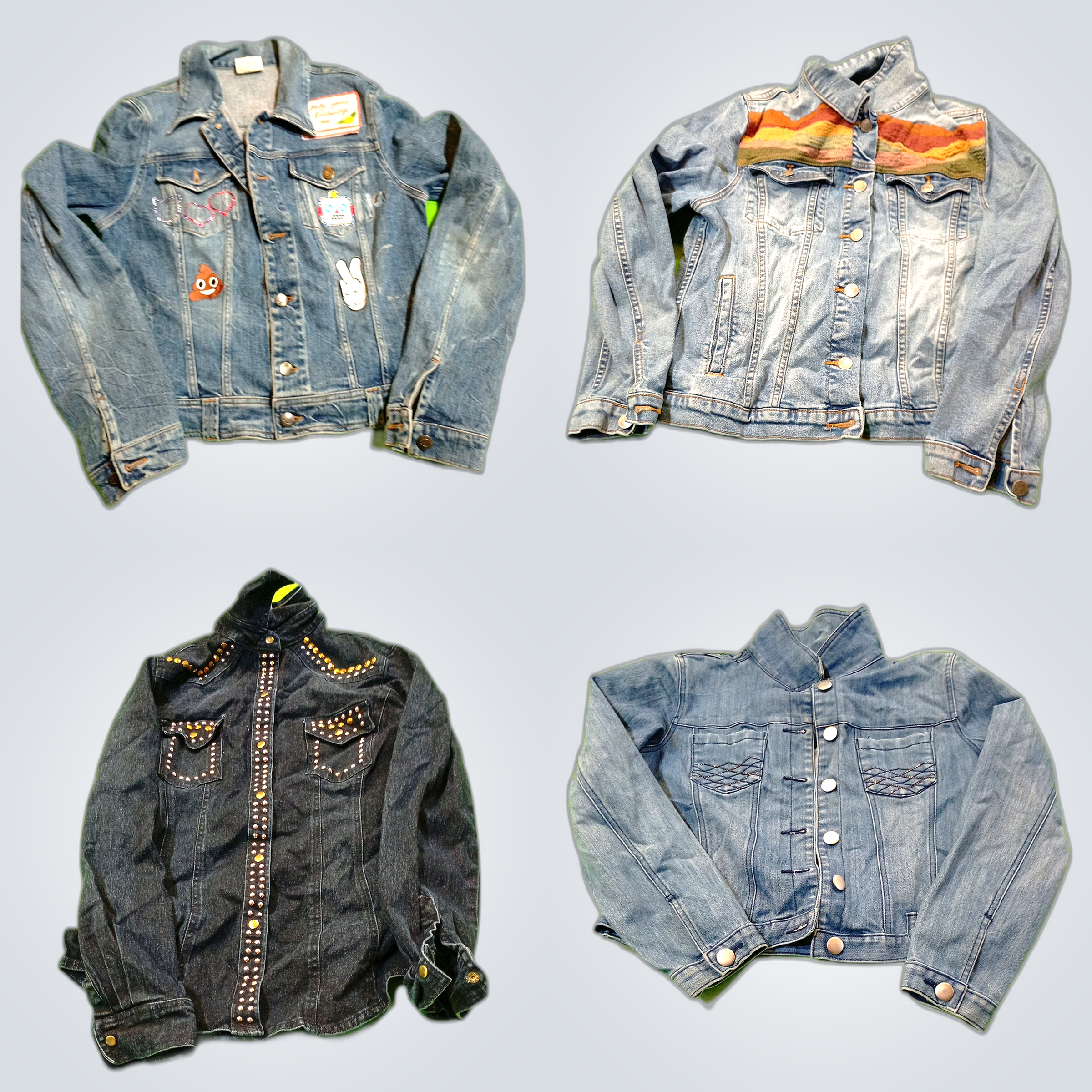 Denim Jacket Bundle - CISONO, Calvin Bauer, MUDD, ..