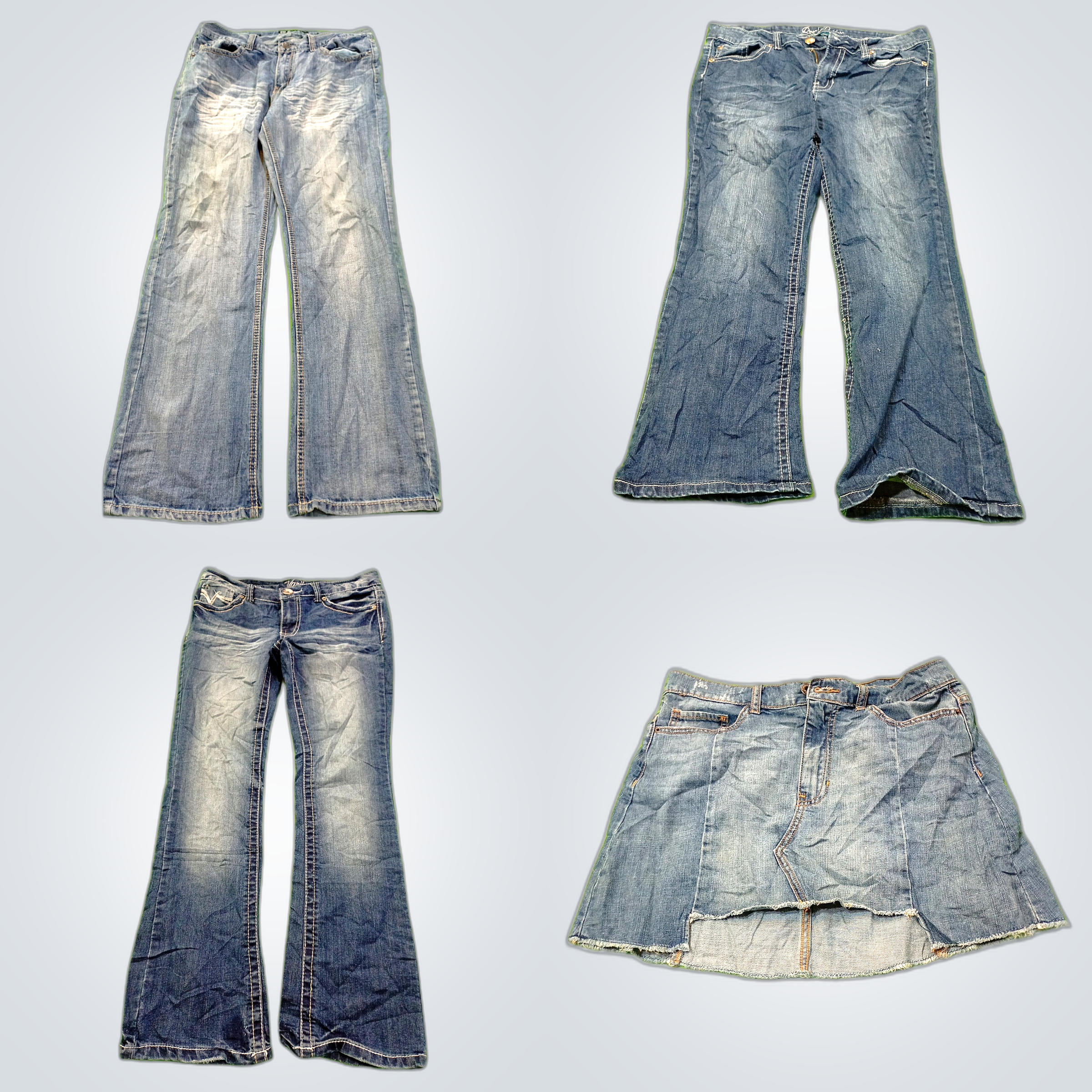 Liz & Co, Calvin Klein & More Denim Bundle Jupe Év..