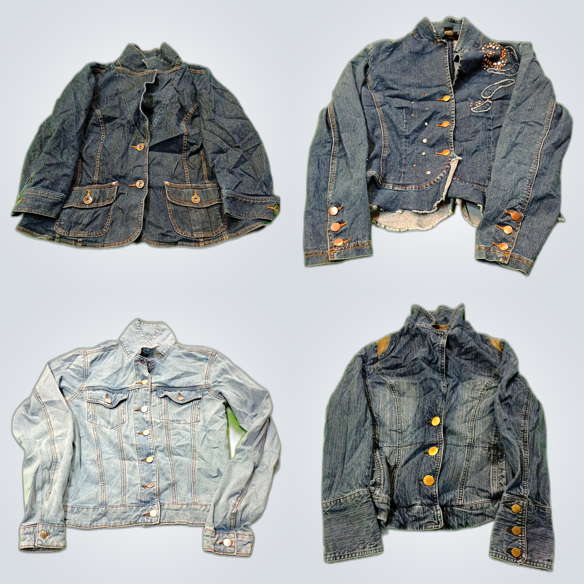 Ensemble de vestes en jean : Time & Tru, Bongo et ..
