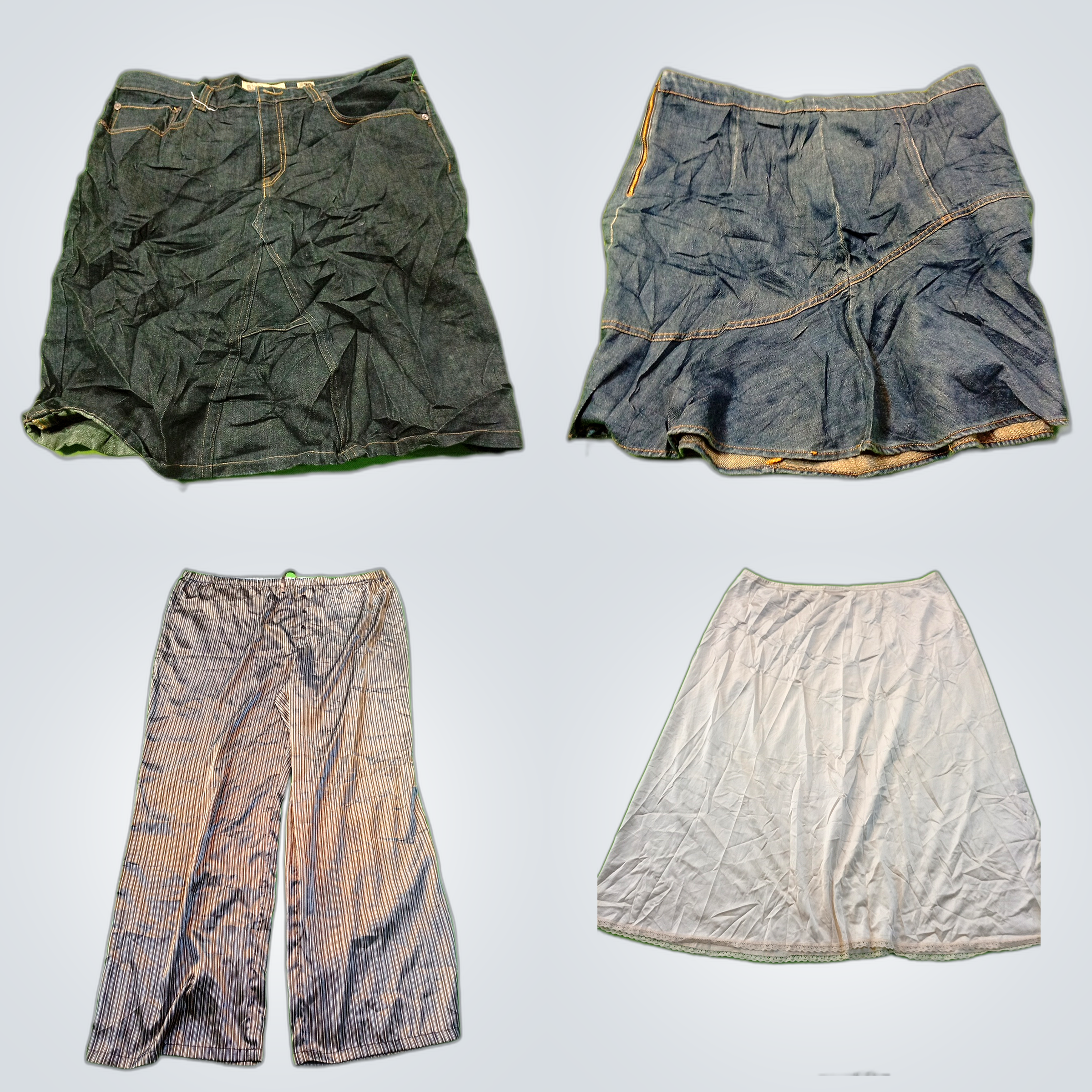 Mexx Denim & More Skirt Bundle: 7 Piece Mix of Den..