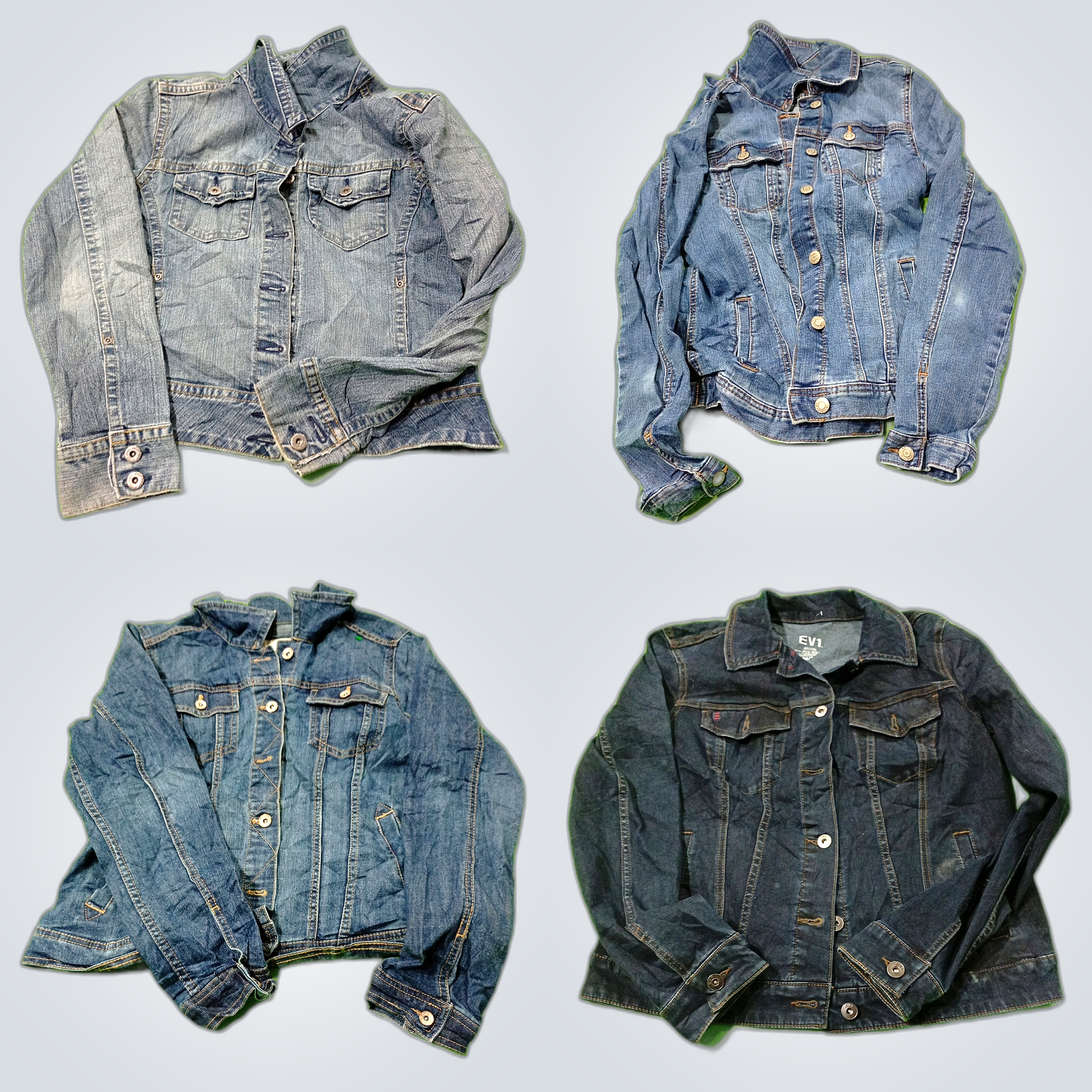 Ensemble de vestes en denim : GAP, Jianlang, EV1 e..