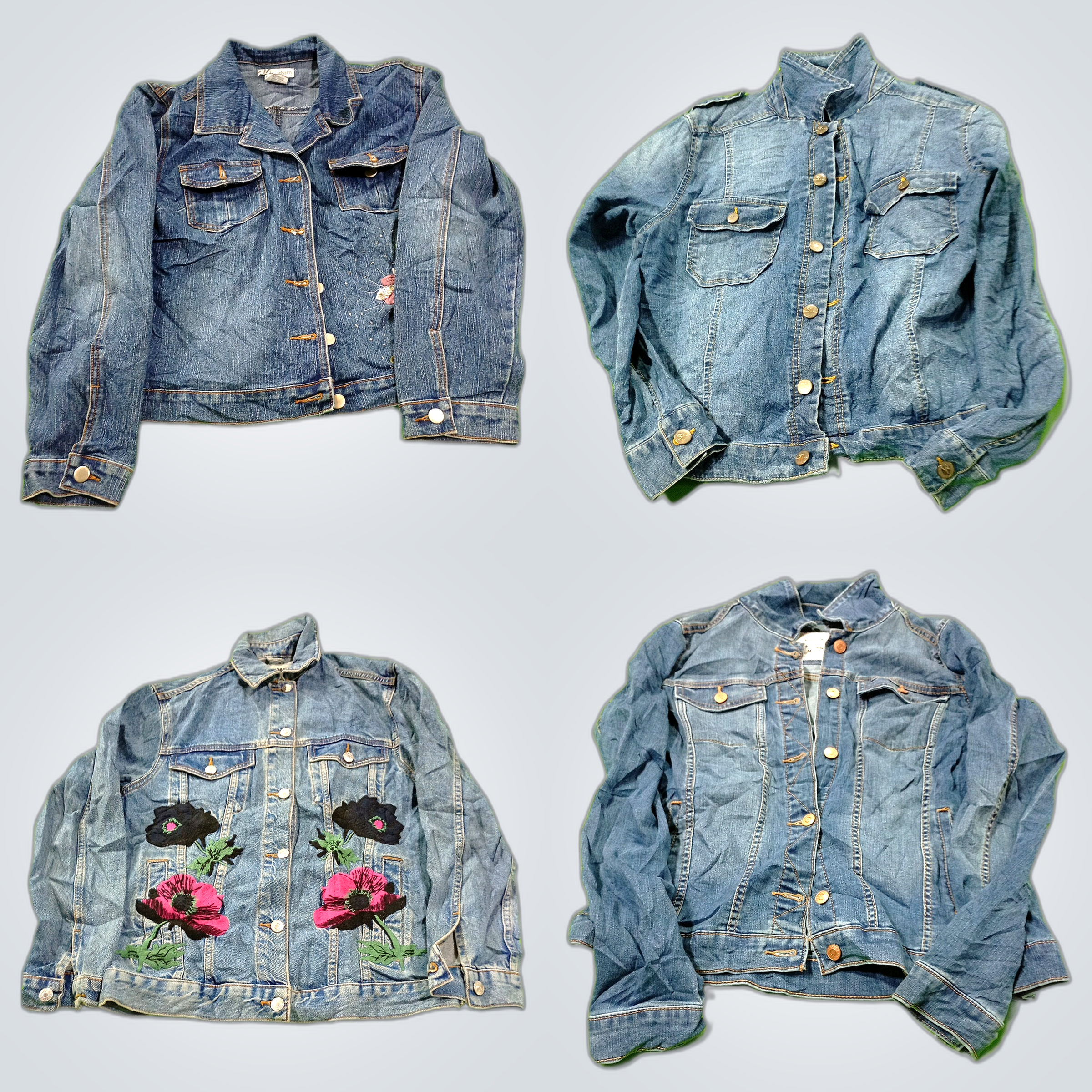 Ensemble de vestes en denim : Jessica, Topshop, Ol..