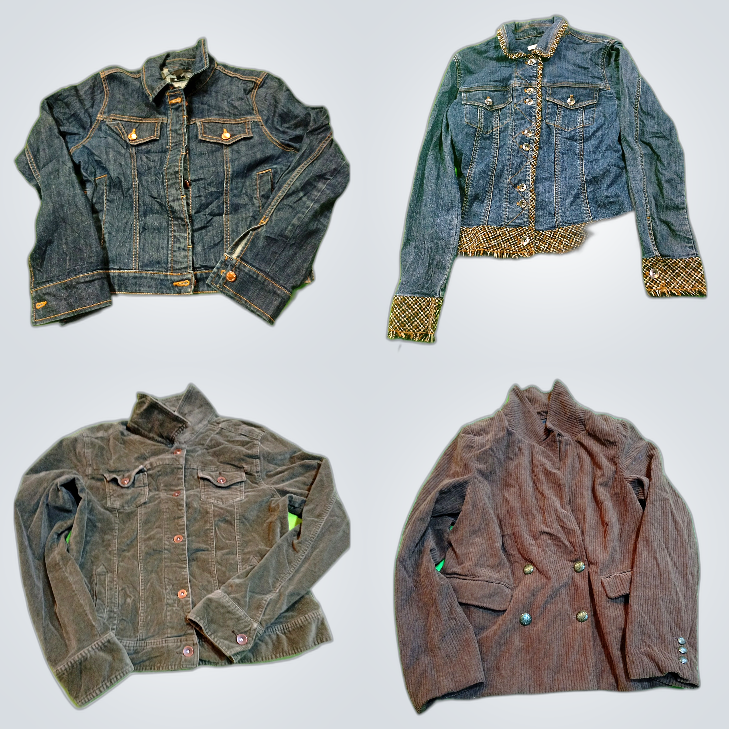 Corduroy & Denim Jacket Bundle - Miss Lili, Stefan..