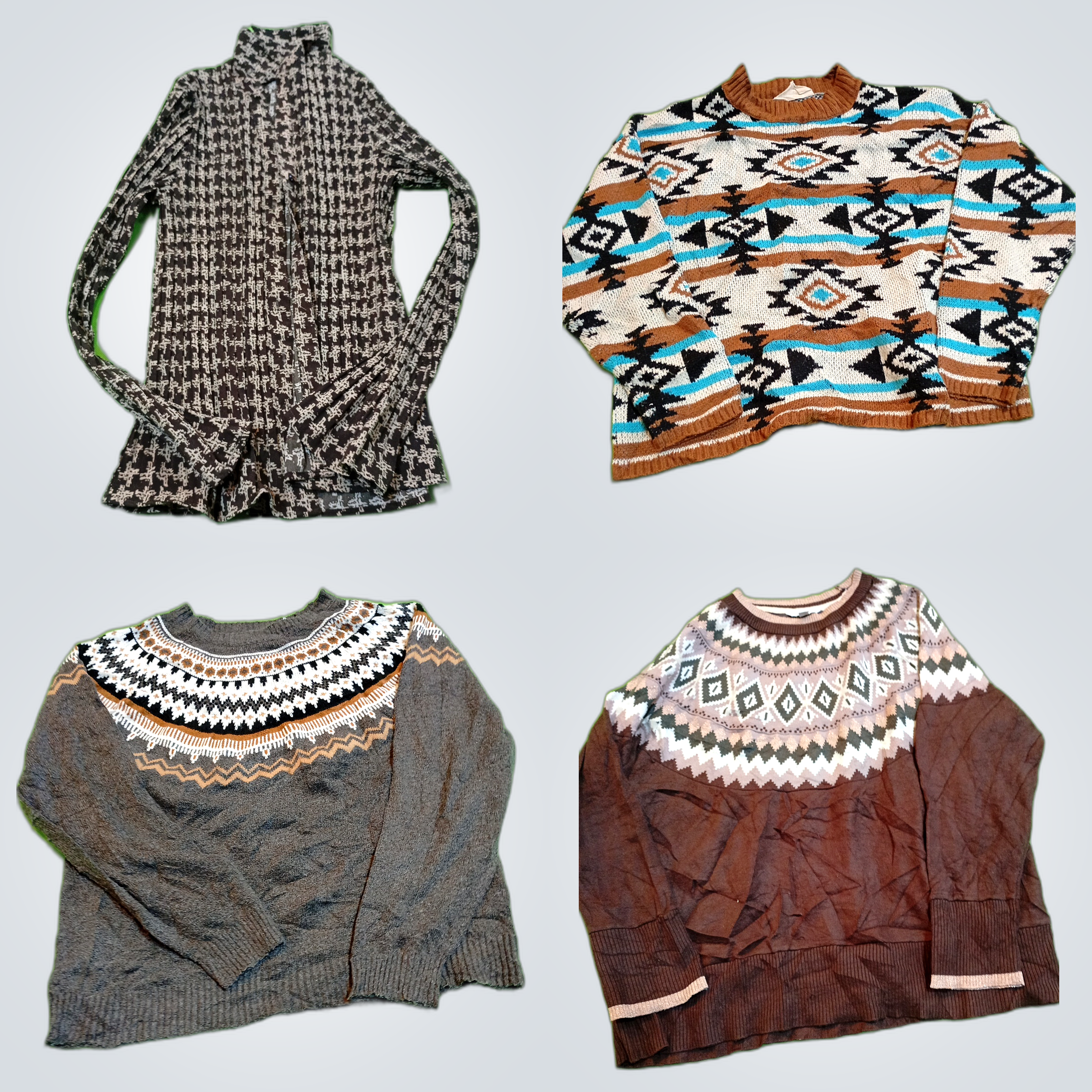 Designer Sweater Bundle: 10-Piece Mix of Ava & Viv..