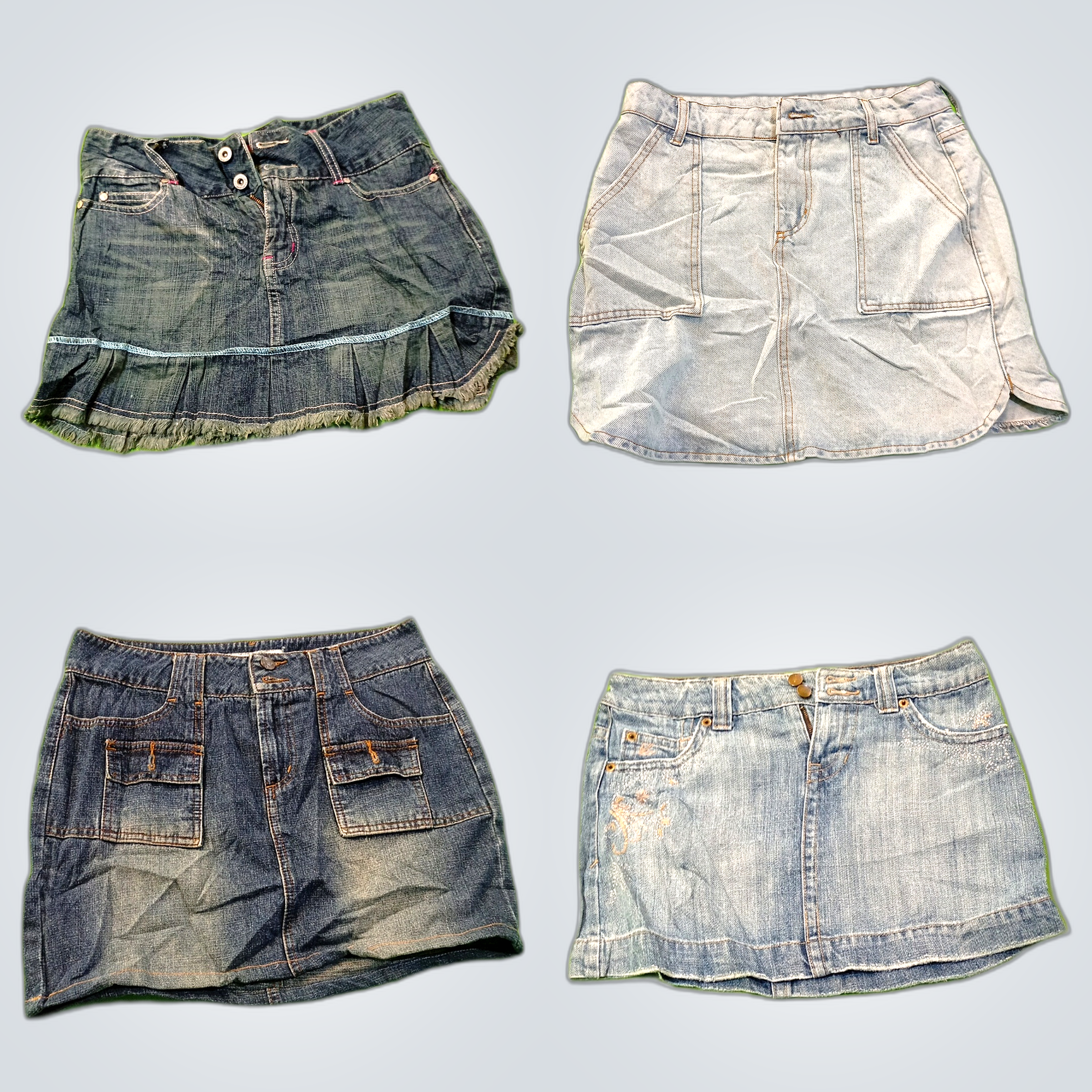 Denim Mini Skirt Bundle: OLD NAVY, WAX jean & More..