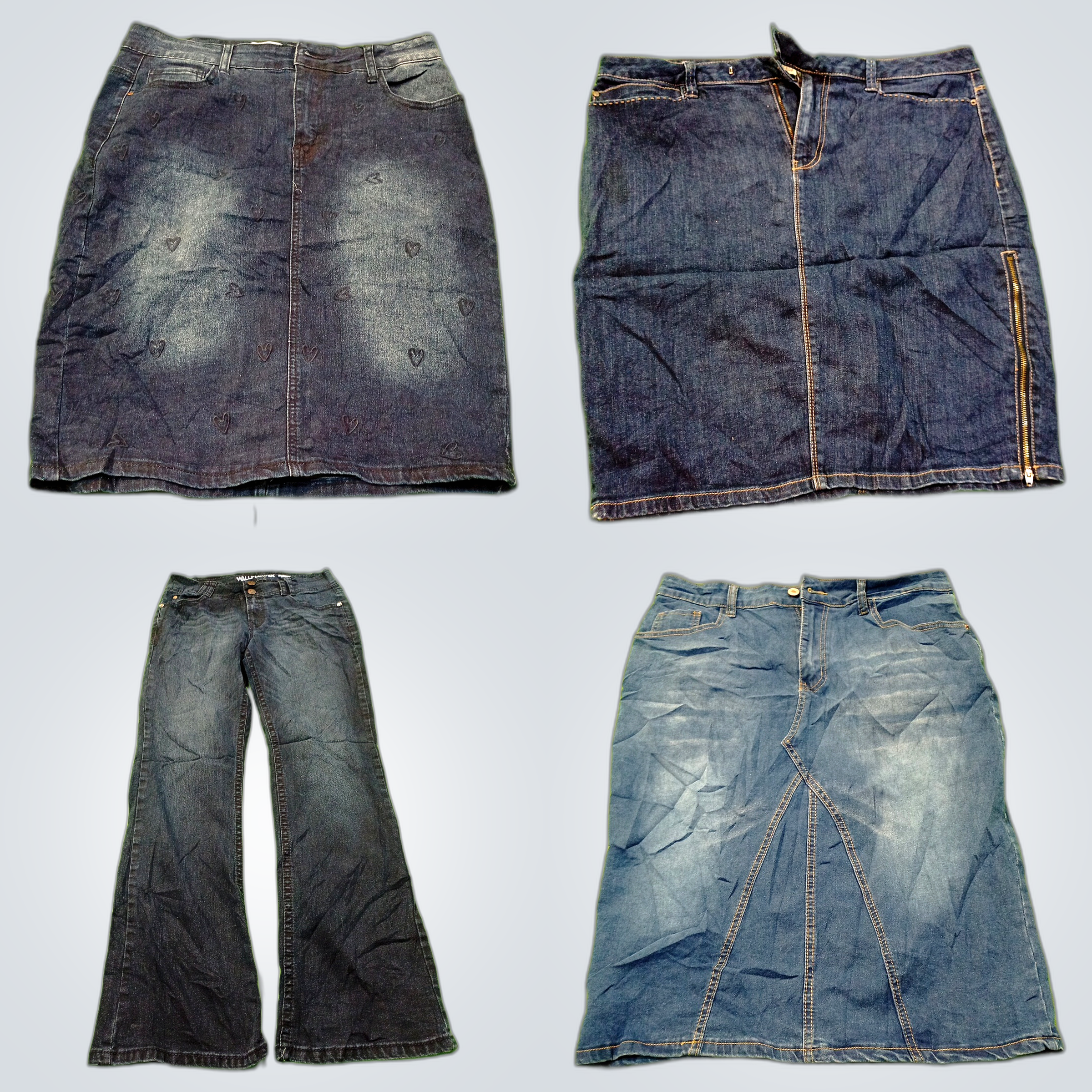 Carter, Silvers & More Denim Bundle: 7-Piece Skirt..