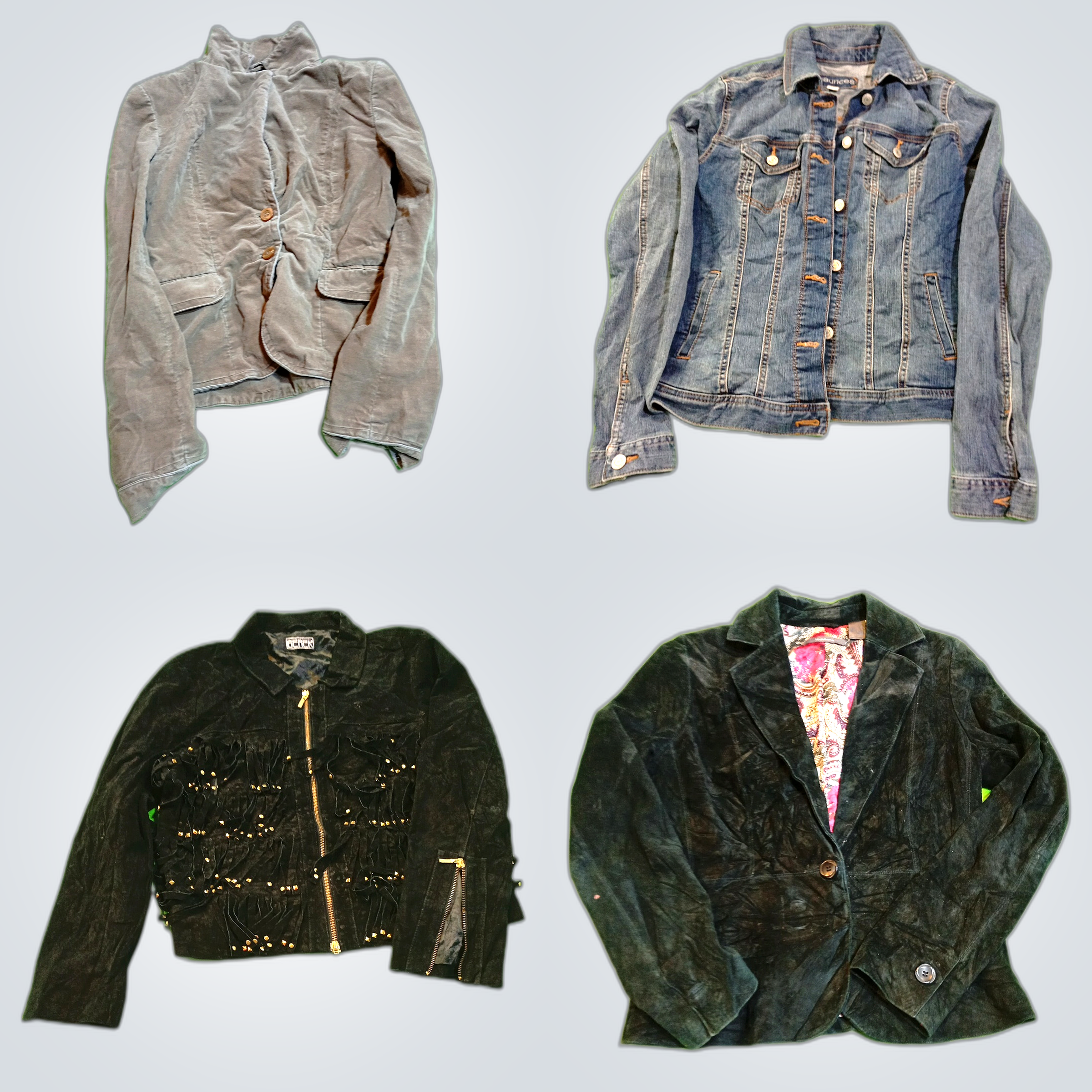 Corduroy, Suede & Leather Jacket Bundle - Charter ..