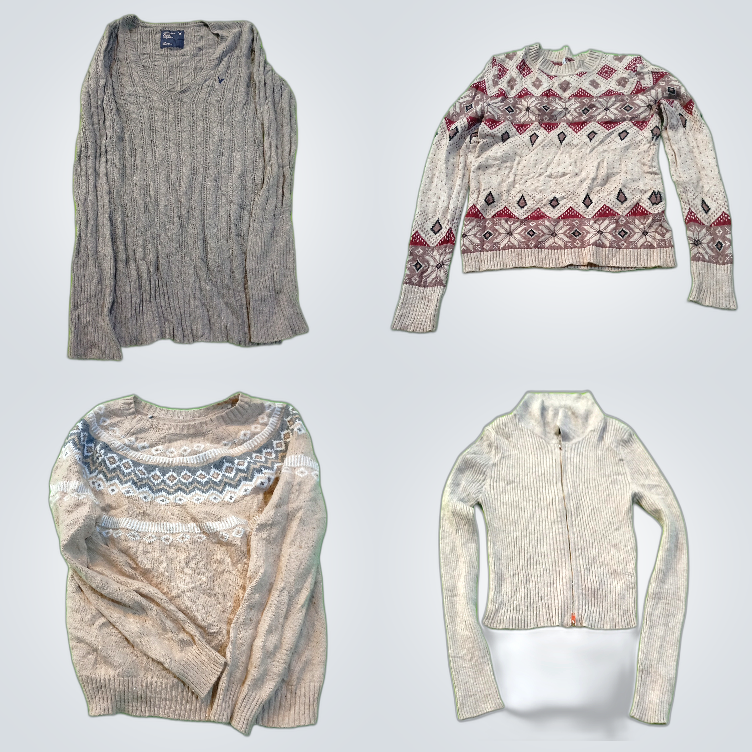 Ensemble de pulls : Weatherproof, Old Navy, Americ..
