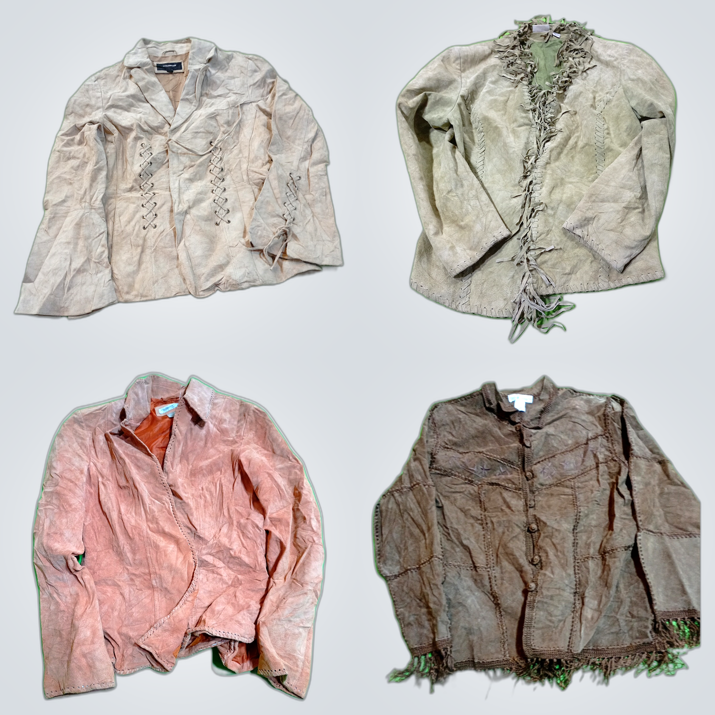 Wilson & More Denim Suede Leather Jackets Bundle 7..