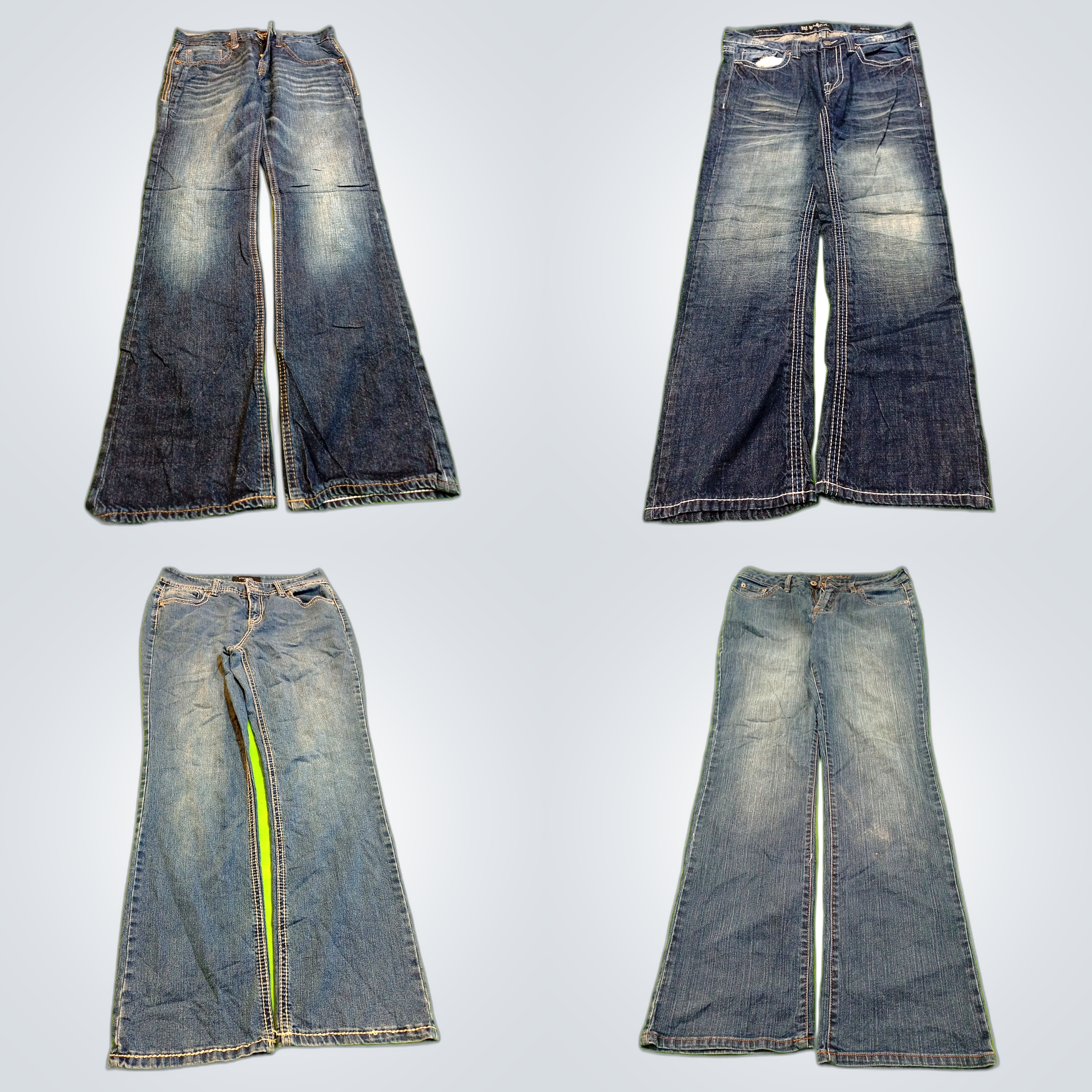 Flare & Bootcut Jeans Bundle - NYCO, WHBM, Stella ..