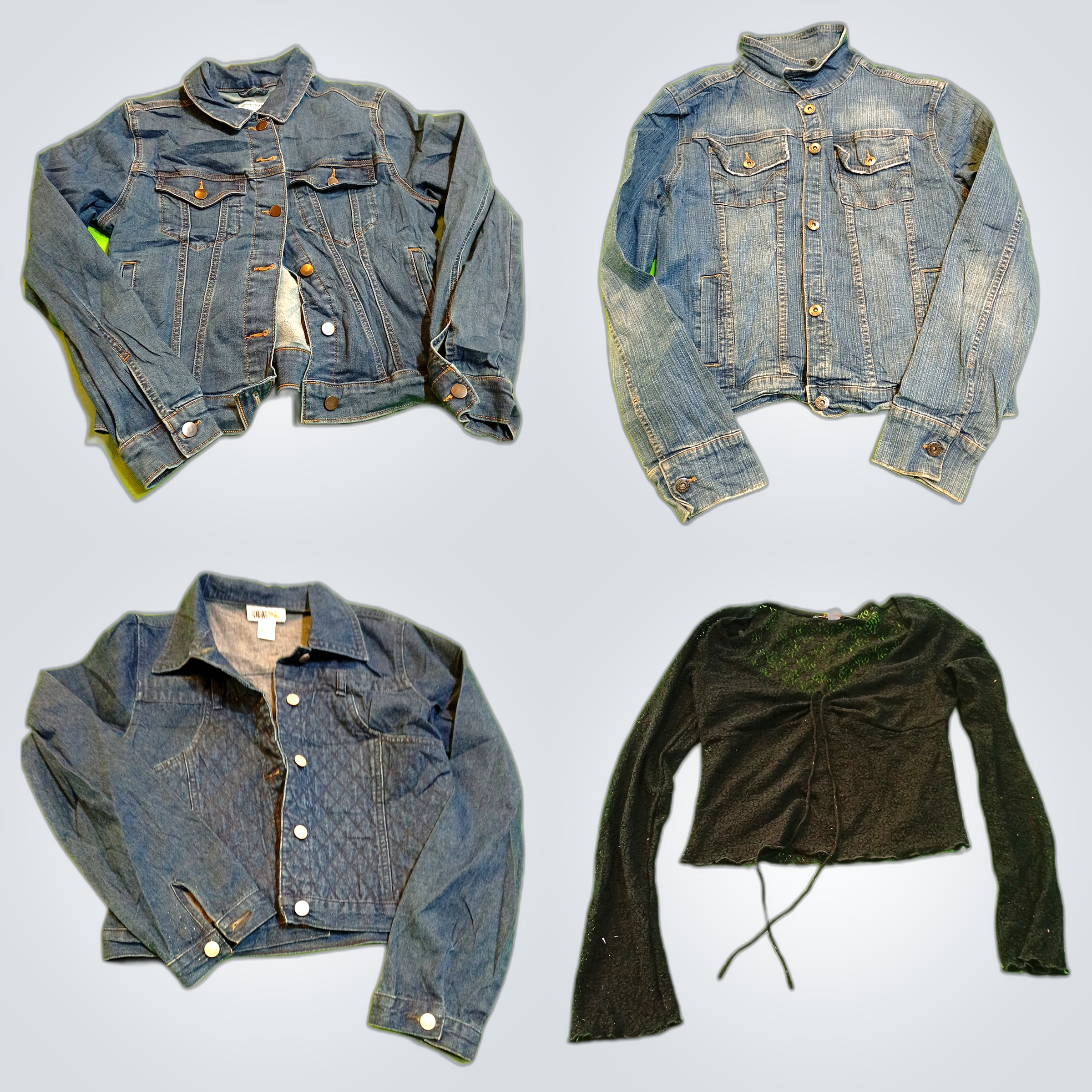 Suede & Denim Jackets Bundle - Live a Little, Cold..