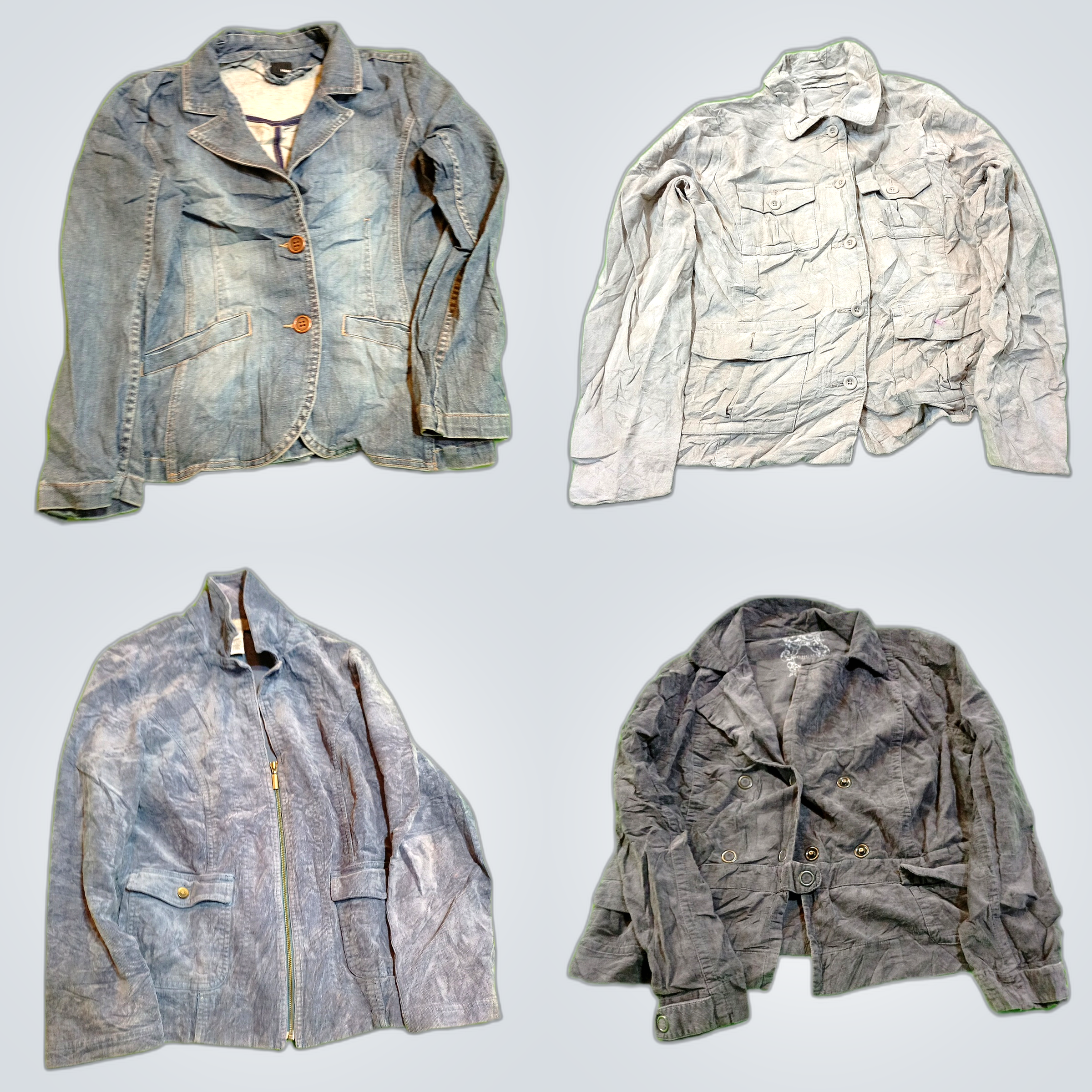 Big Chill, Roxy & More Jacket Bundle - Suede, Deni..