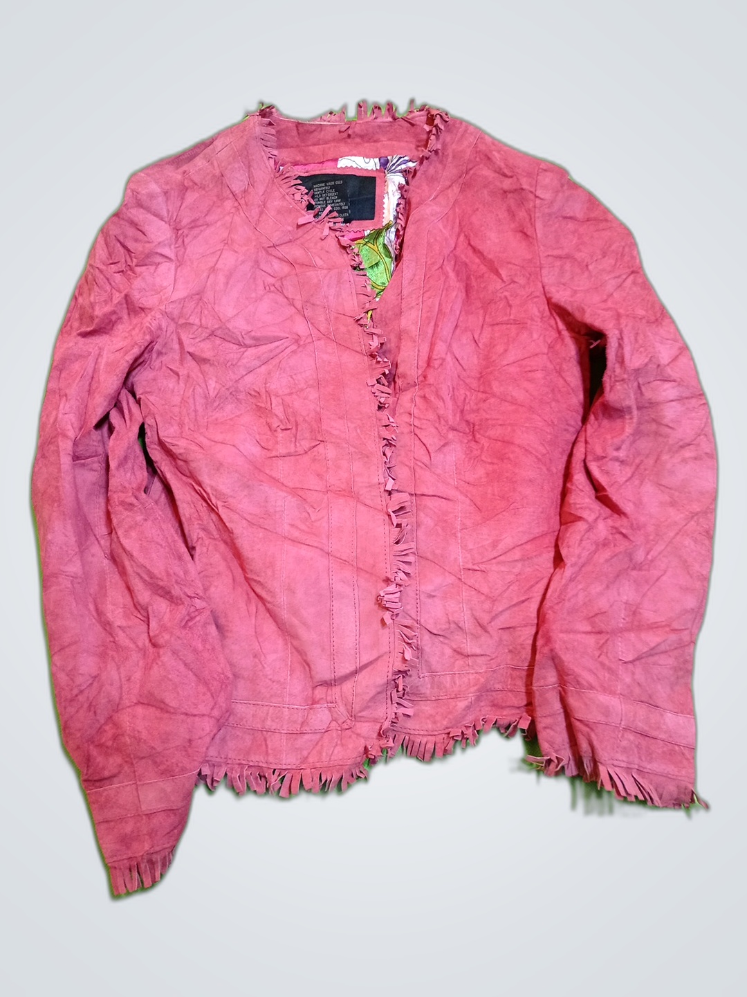 ZaZee Pink Leather Jacket