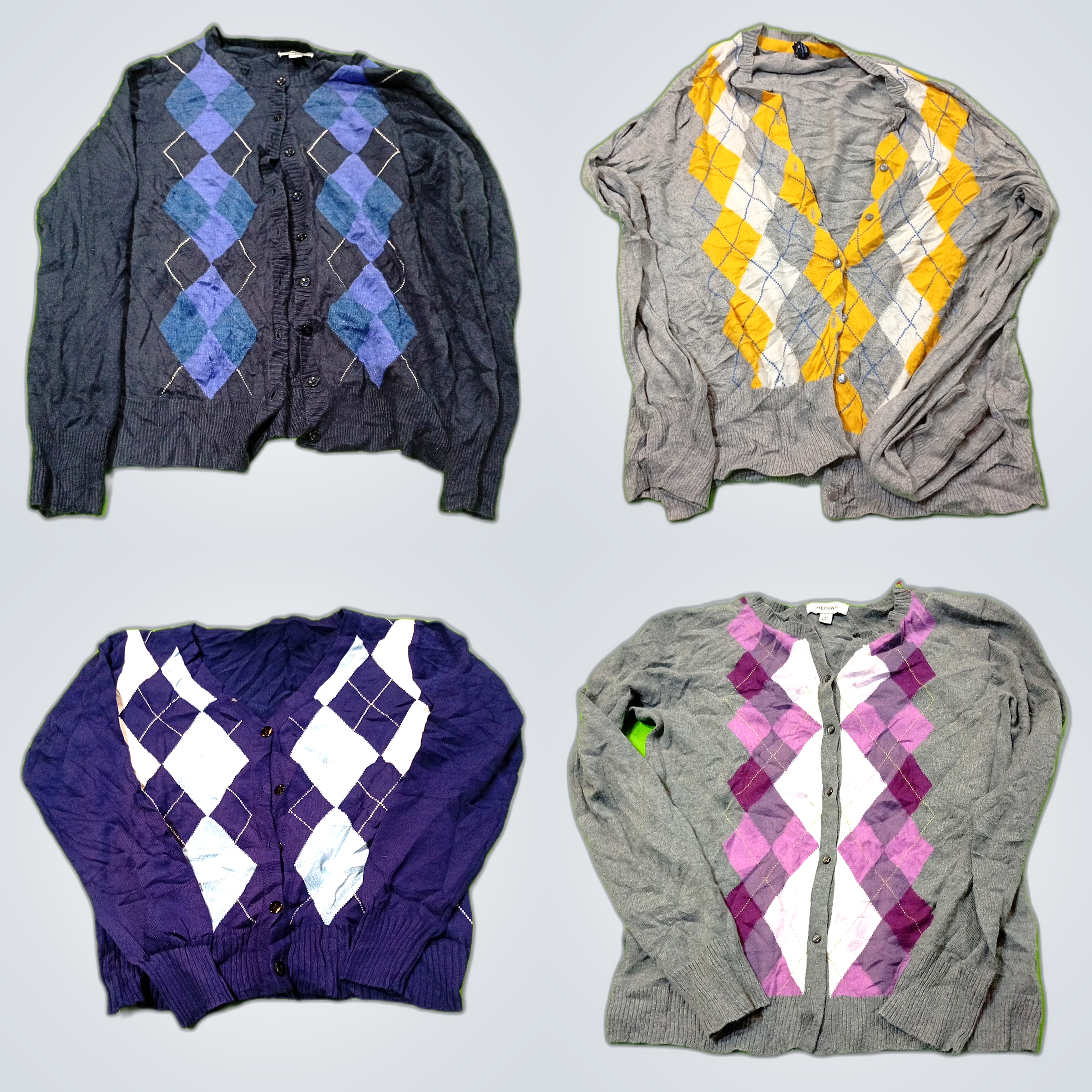 Argyle Sweater Bundle: Merona, Old Navy, Croft & B..