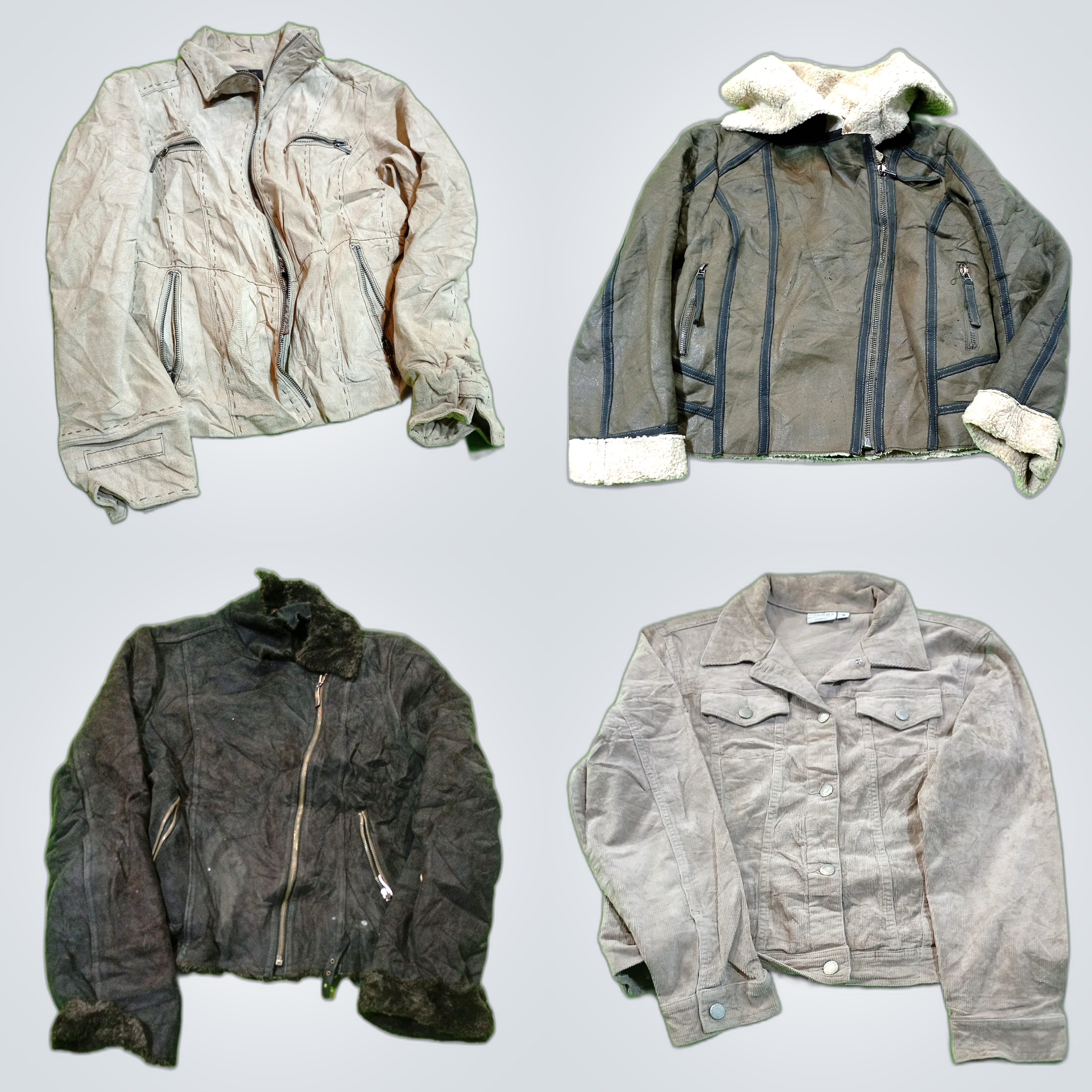 Leather, Denim & Nylon Jacket Bundle - For Joseph,..