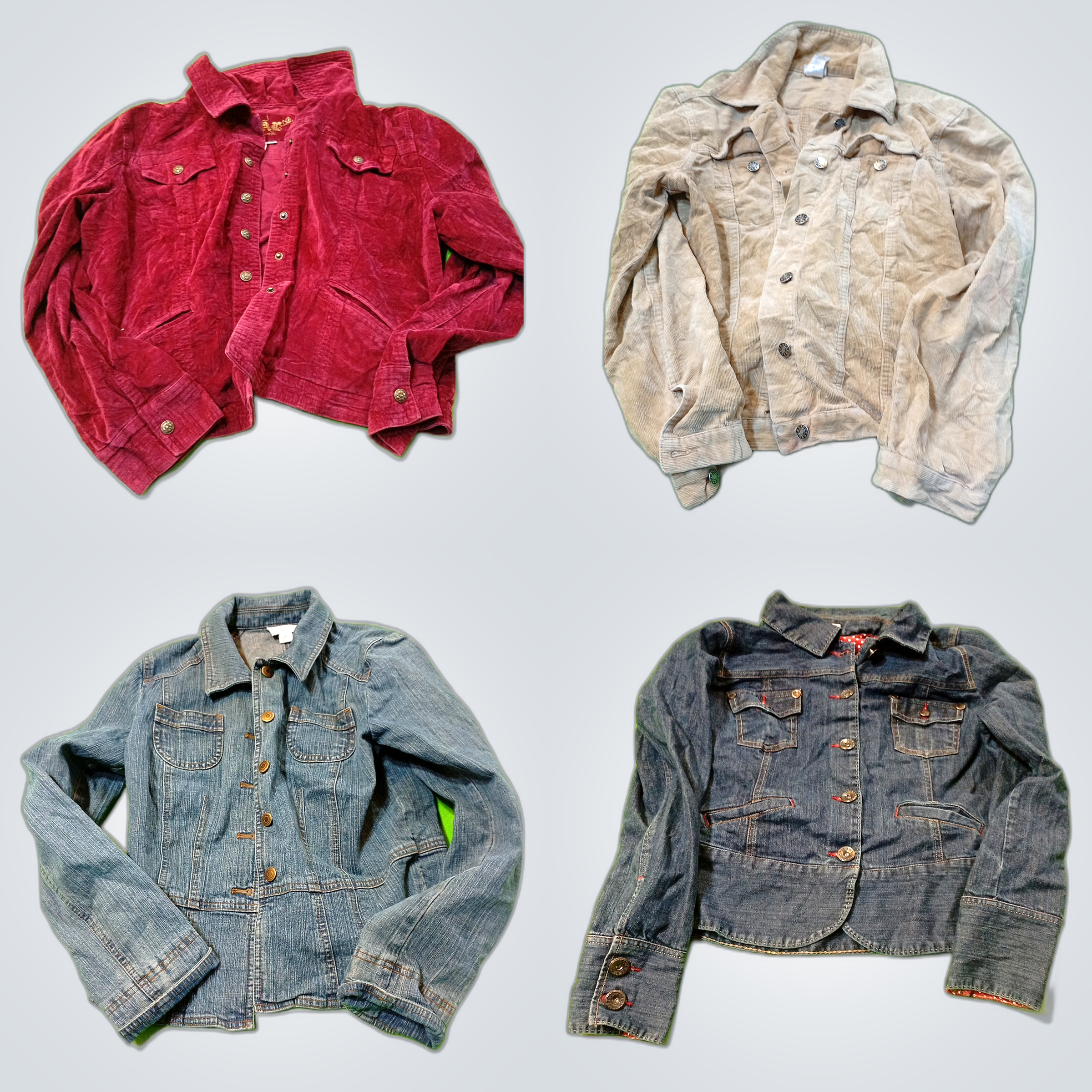 Denim & Corduroy Jackets Bundle - d.jeans, Flashba..
