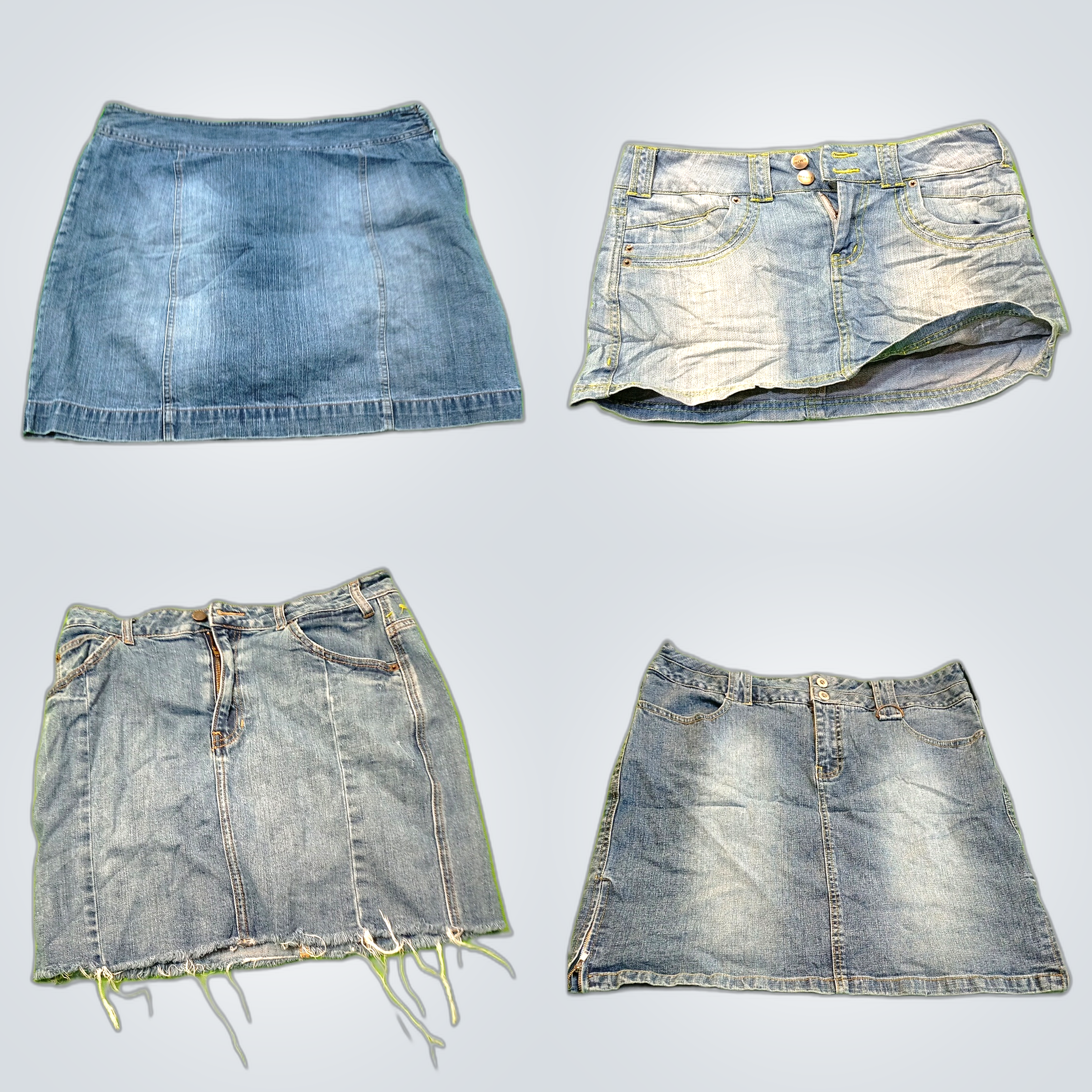 Denim Skirt Bundle: Mai en, VERVET, Garage & More ..