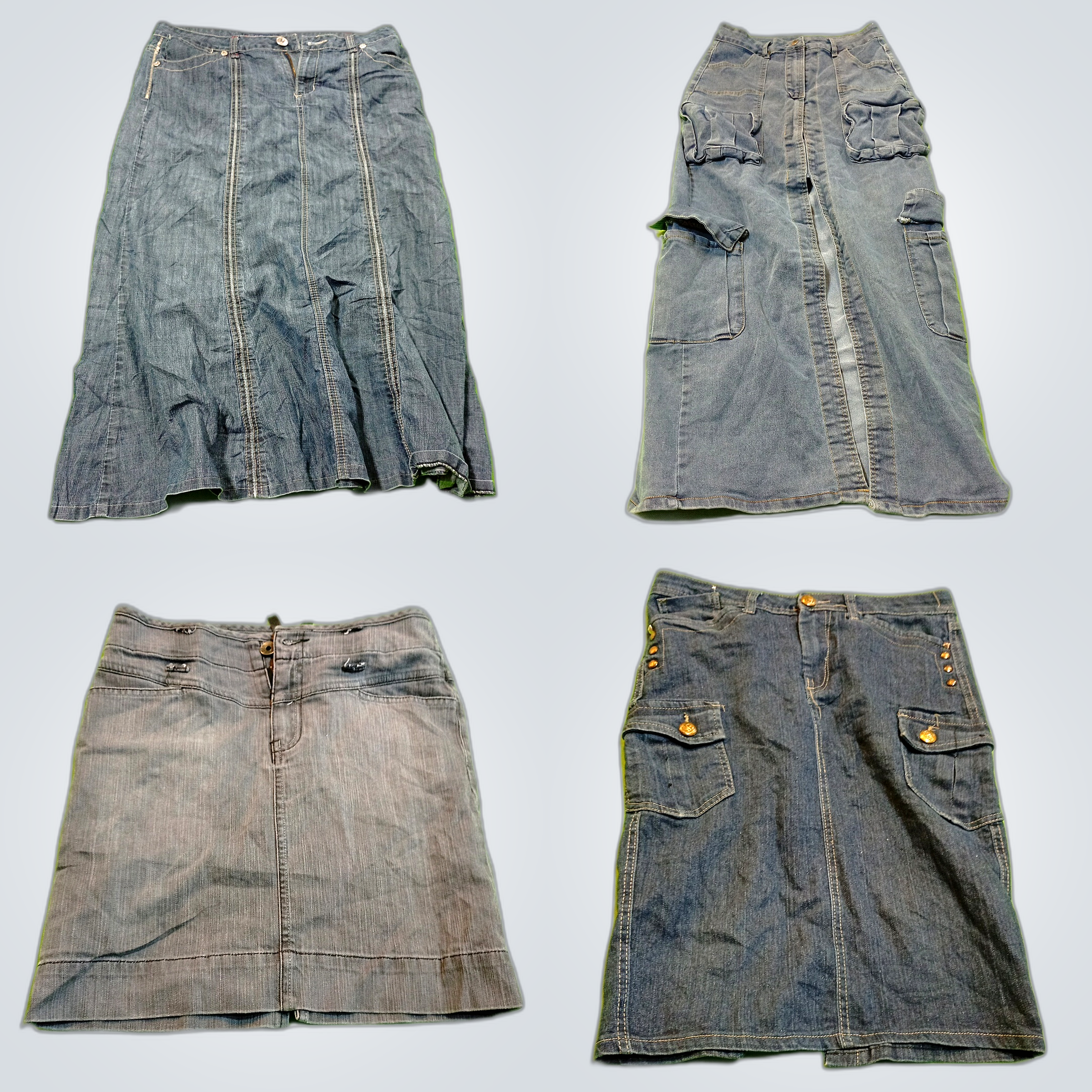 Denim Skirt Bundle: Simon Chang, Gap & More Mini M..