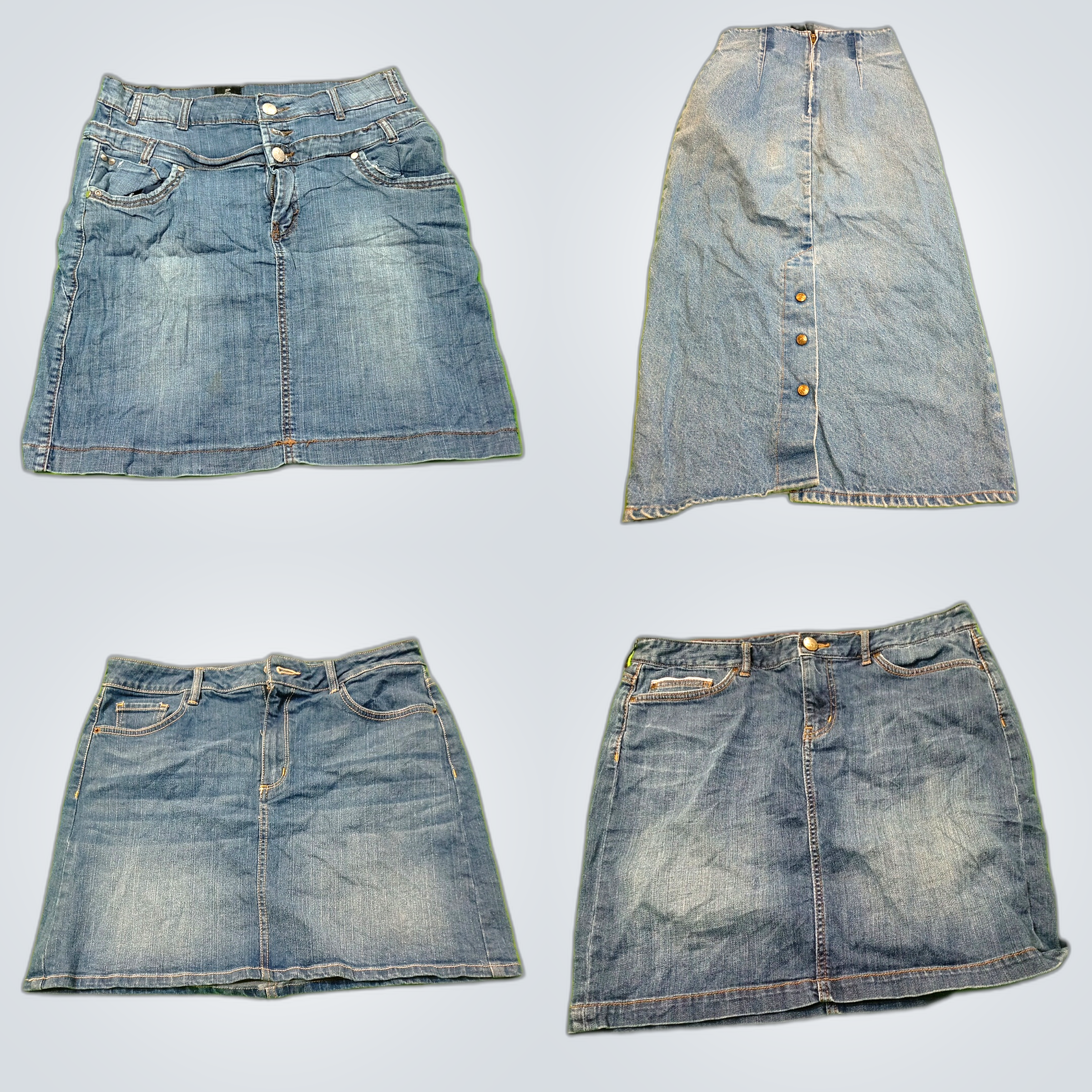 Top Brands Denim Skirt Bundle - Insider, Guess, Ca..