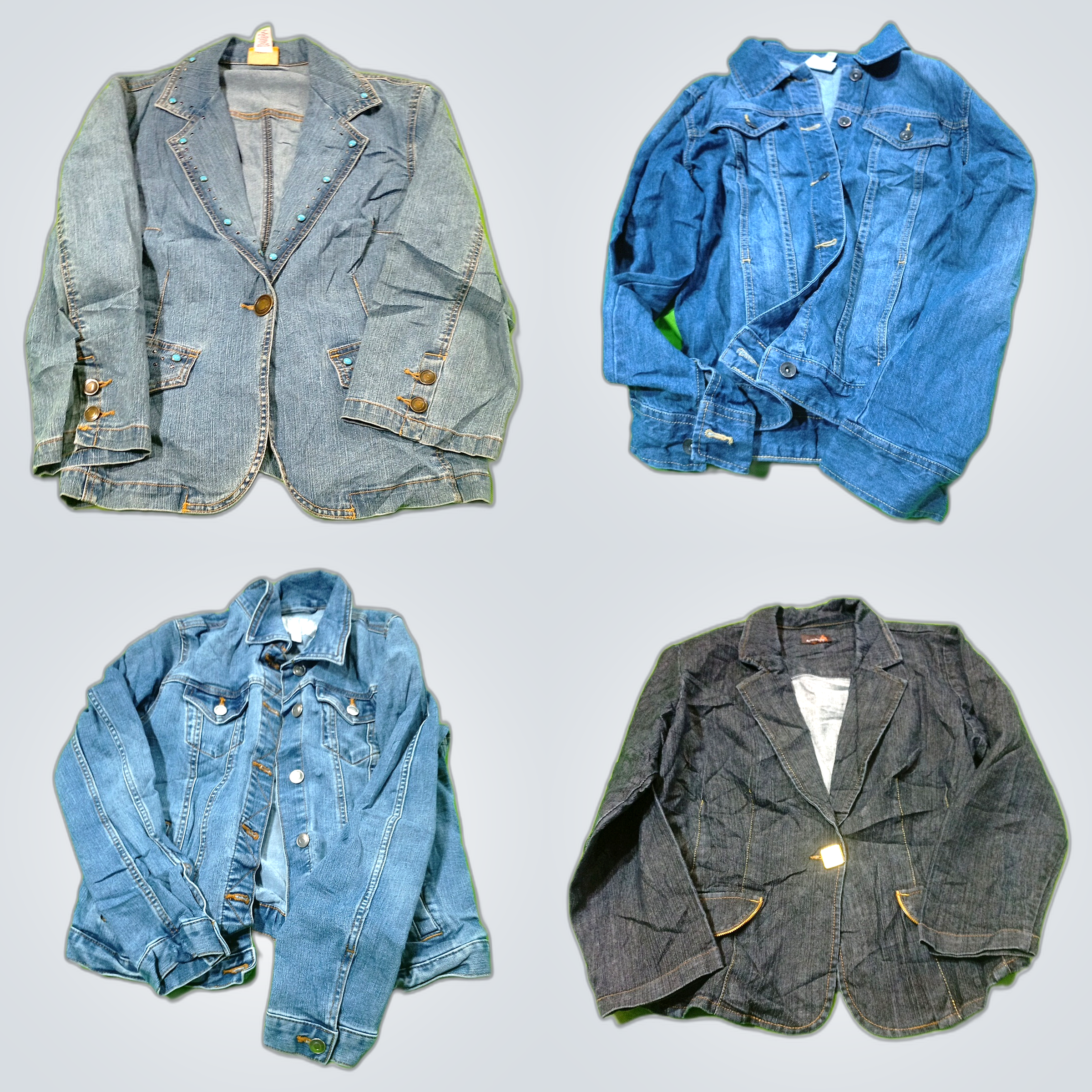 Denim & Plaid Jacket Bundle: Coldwater Creek, Eigh..