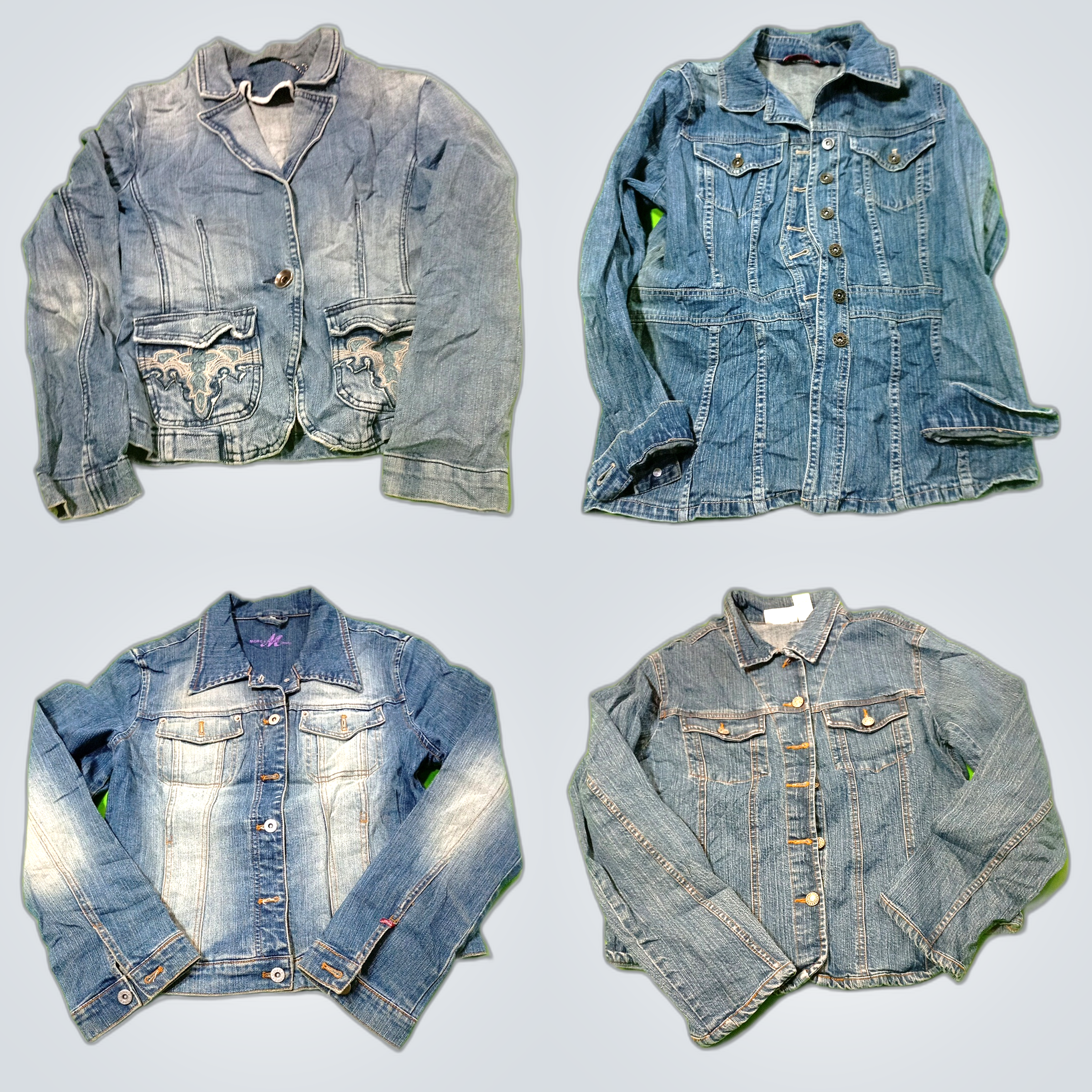 Talbots, Live a Little & More Denim Jacket Bundle ..