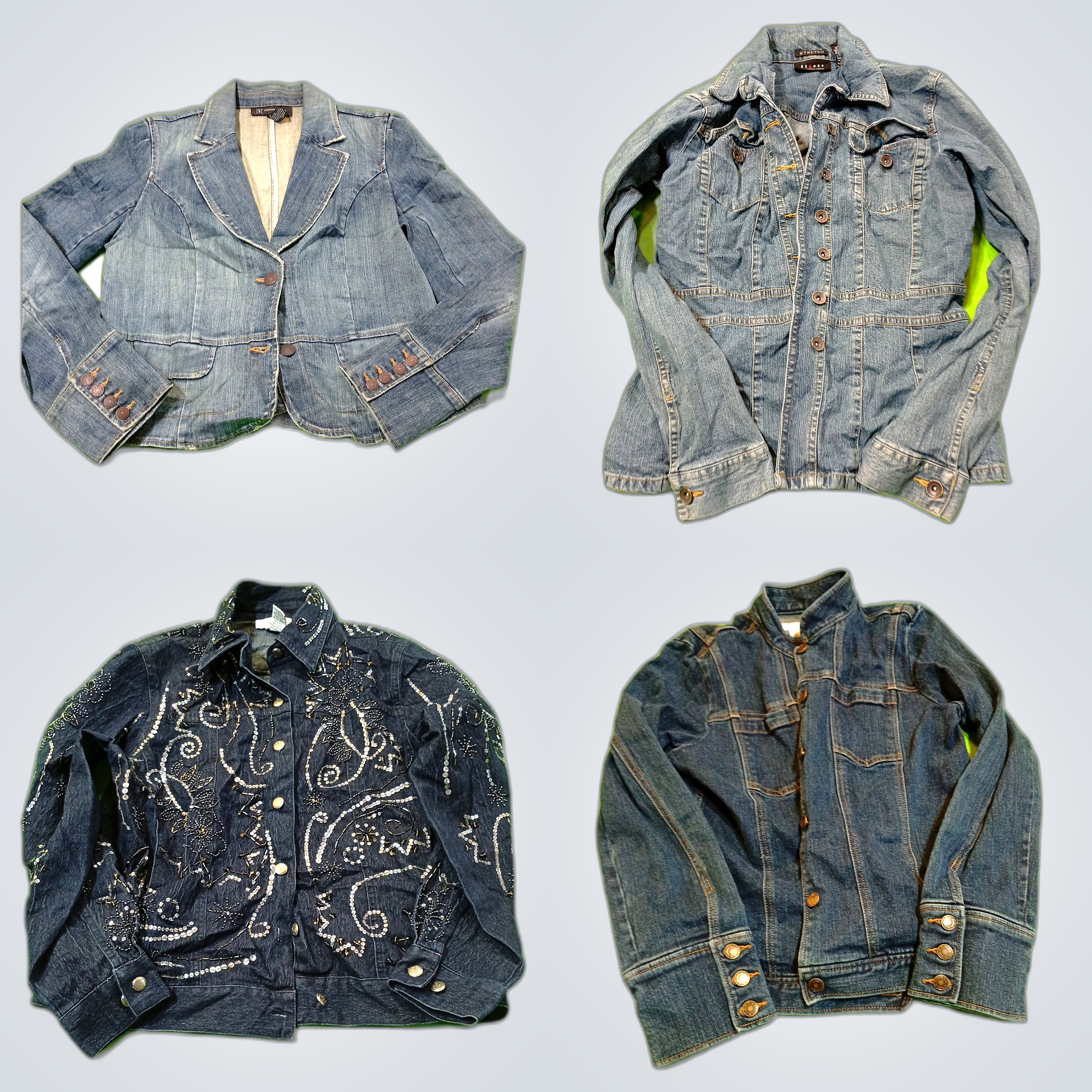 Designer Denim Jacket Bundle: Re-Dress, Terry Lewi..