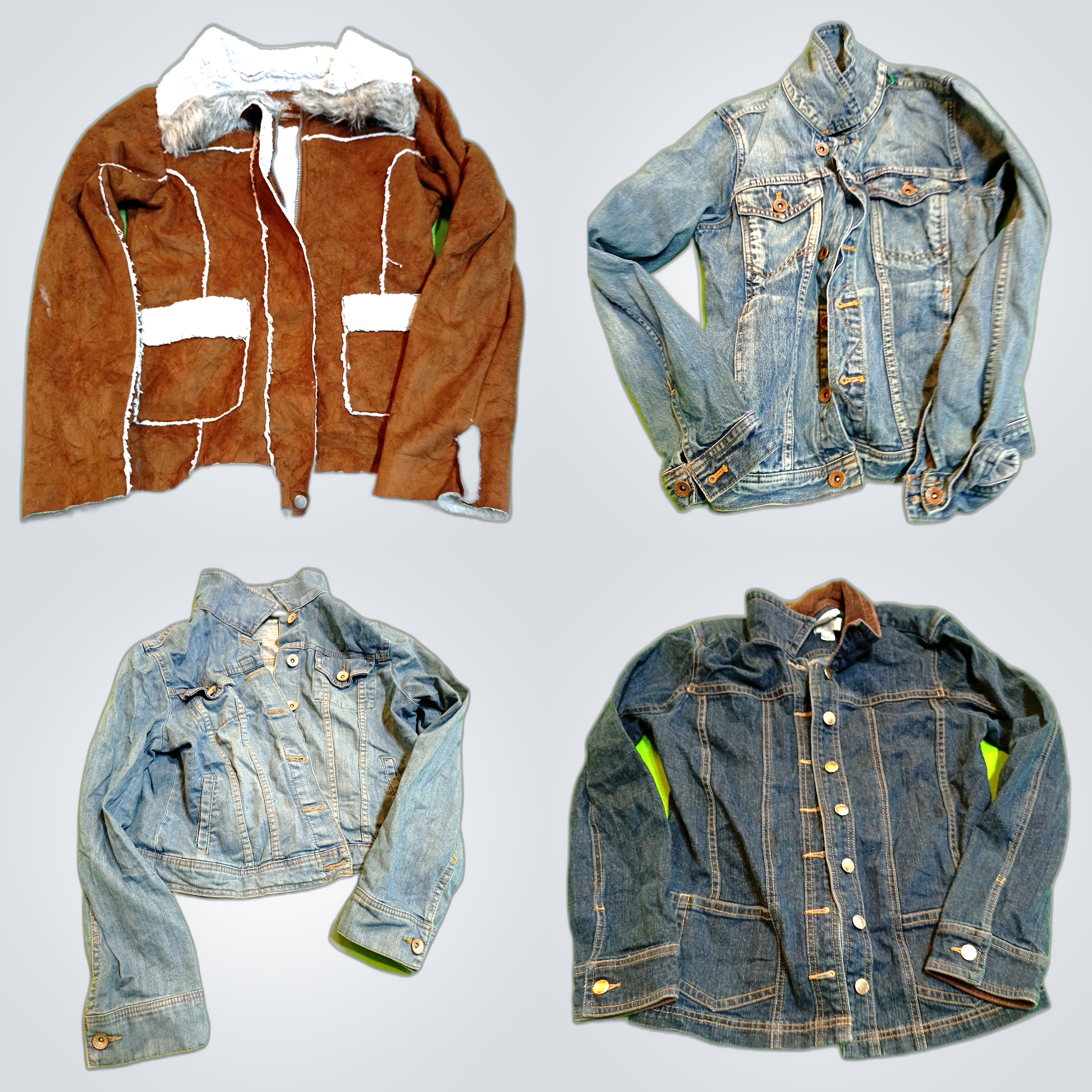 Jacket Bundle: Suede & Denim Mix - Aeropostale, Ol..